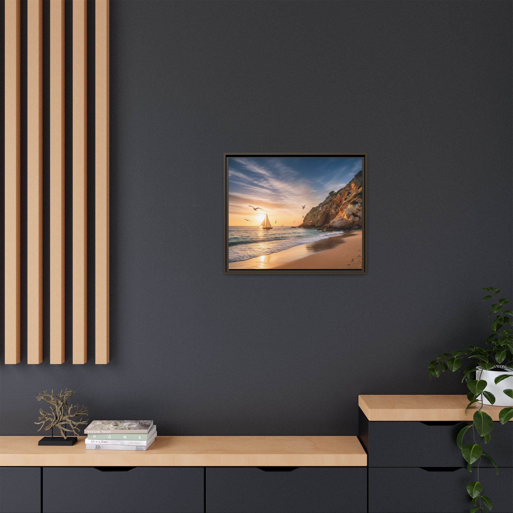 Sunset Sail Beach Landscape - Stunning Image!