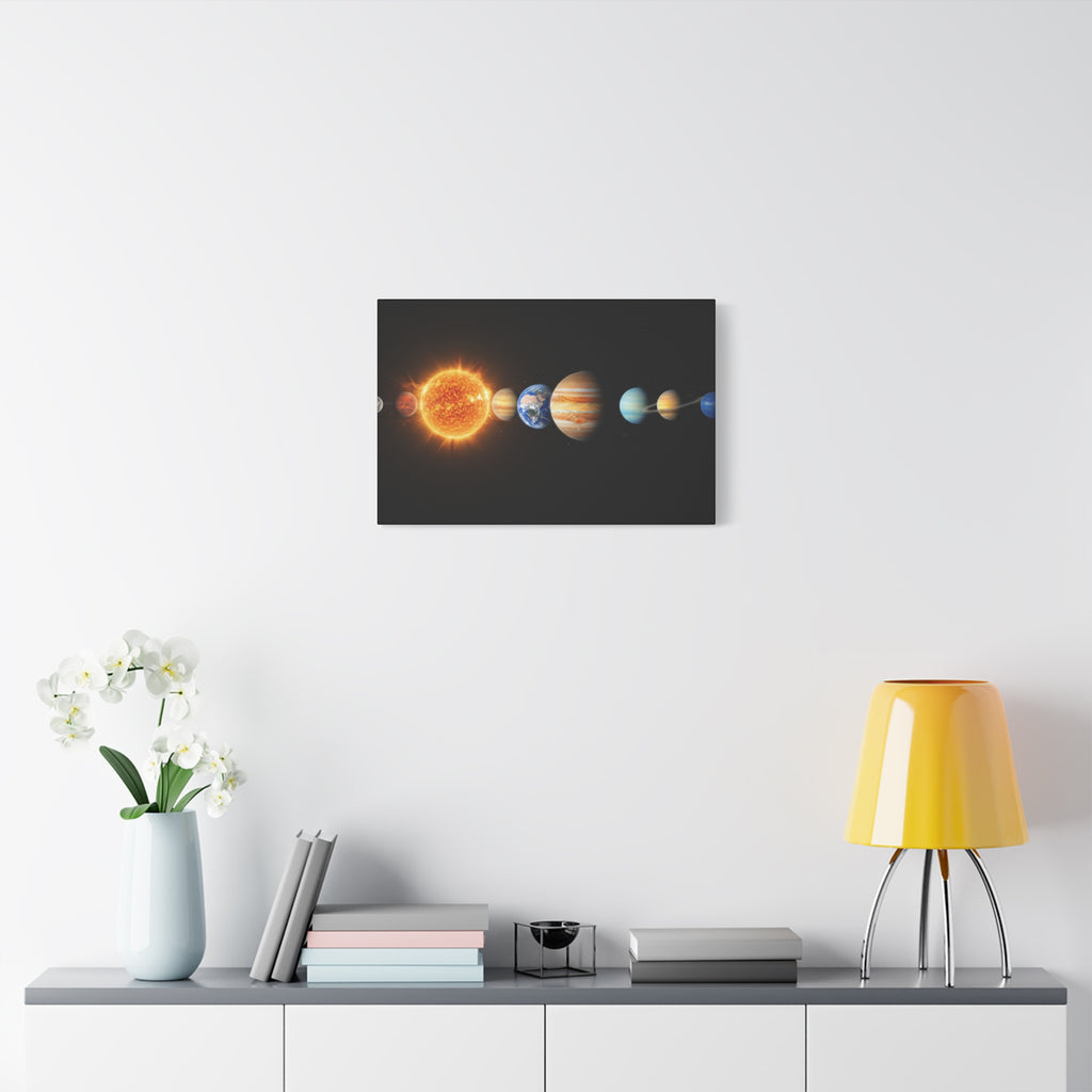 Solar System Stunning Canvas Print — Jaw-Dropping Space Wall Art
