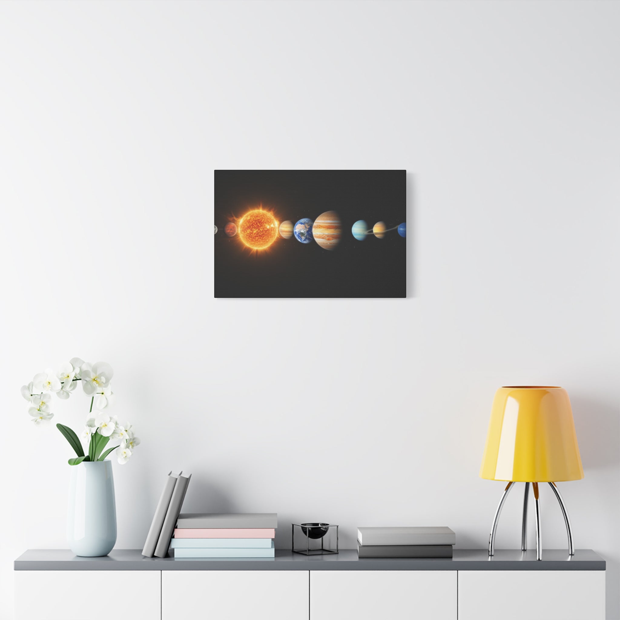 Solar System Stunning Canvas Print — Jaw-Dropping Space Wall Art