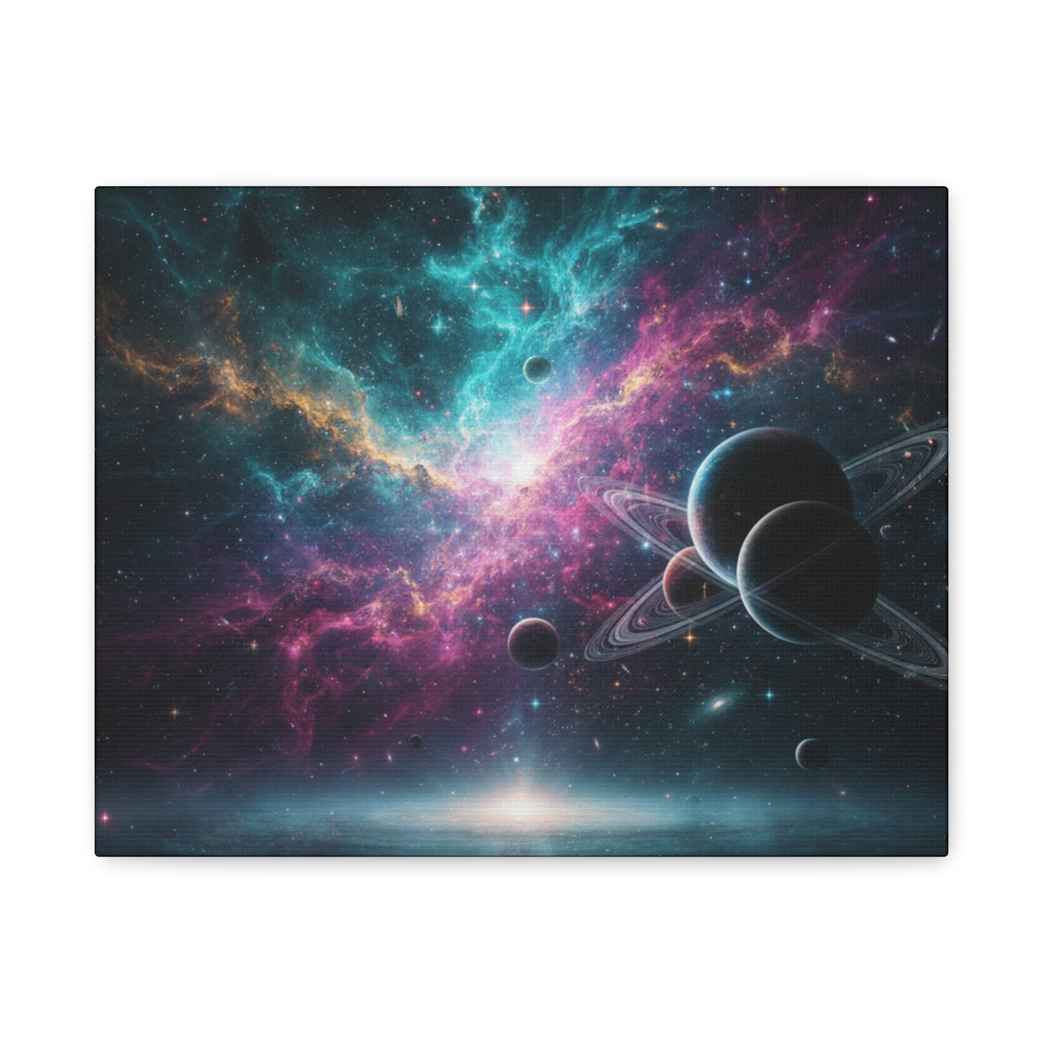 Cosmic Nebula "Stunning" Canvas Print — Galaxy Planets Wall Art