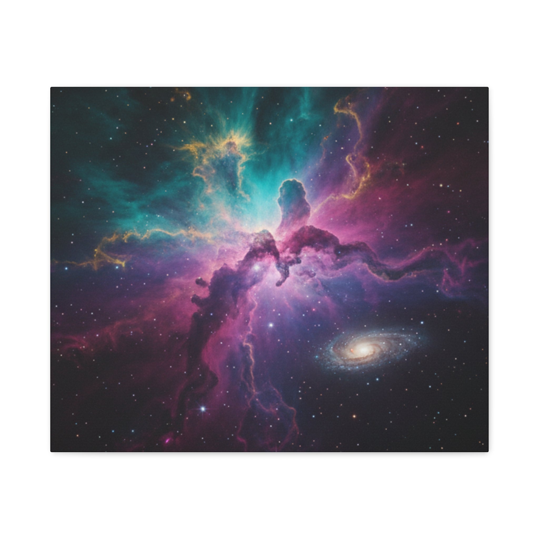 Galaxy Nebula Universe Print — Stretched Space Wall Art (1.25" Depth)