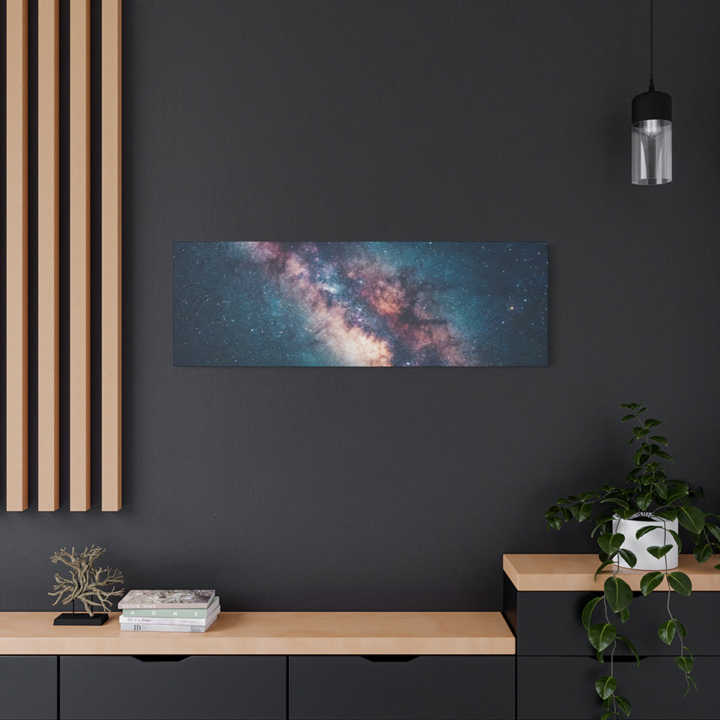 Milky Way Galaxy Canvas Wall Art — Stretched Space Photography Print
