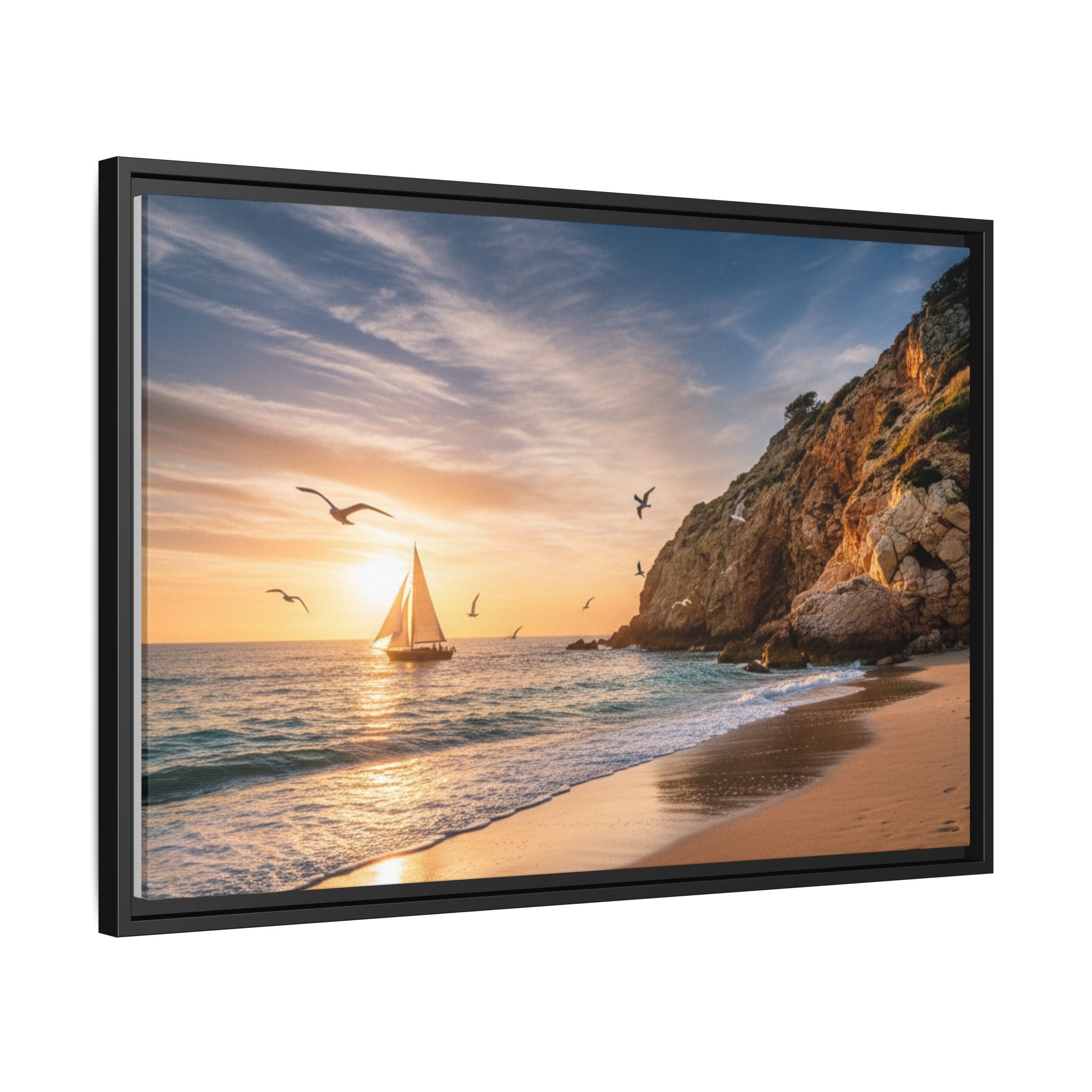 Sunset Sail Beach Landscape - Stunning Image!