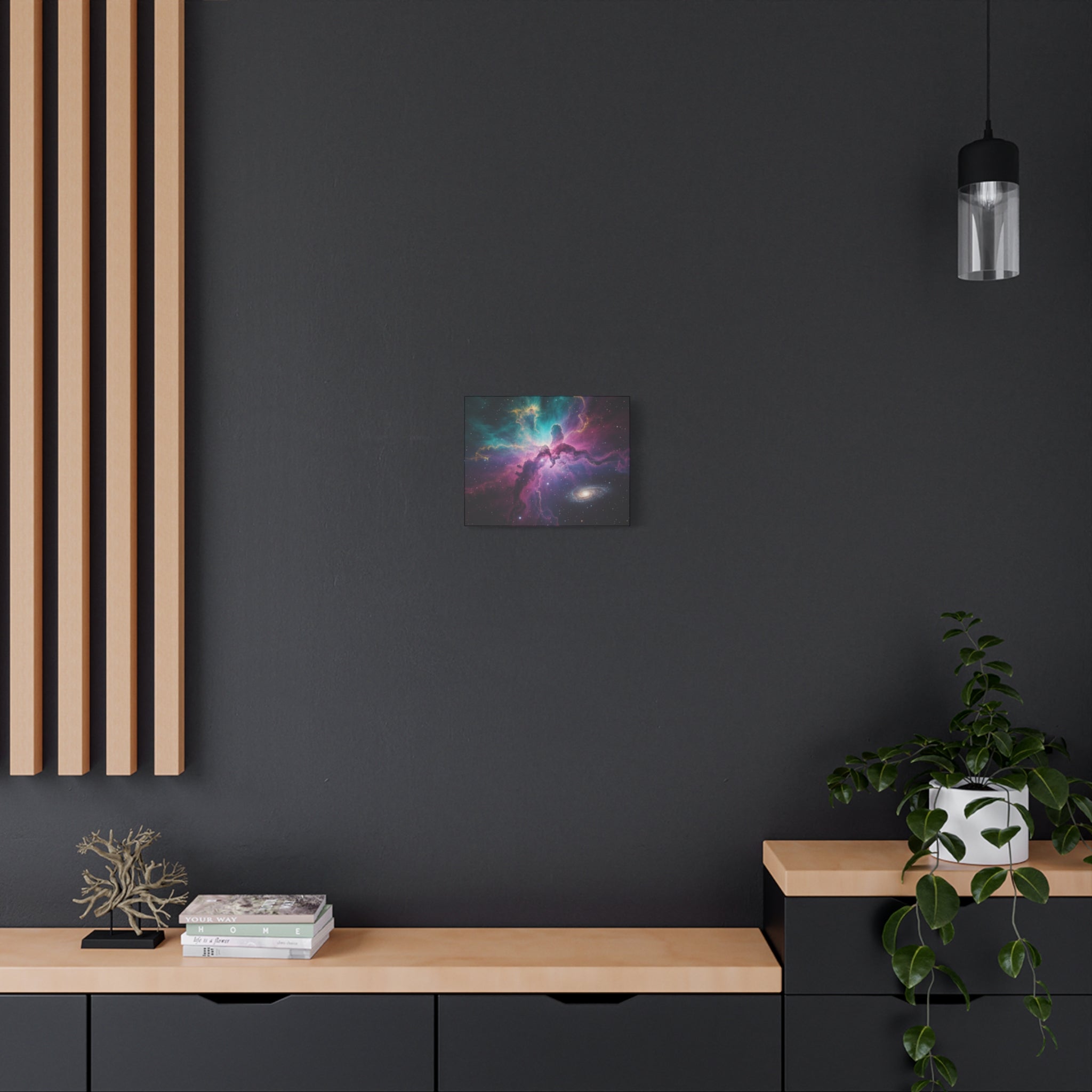 Galaxy Nebula Universe Print — Stretched Space Wall Art (1.25" Depth)