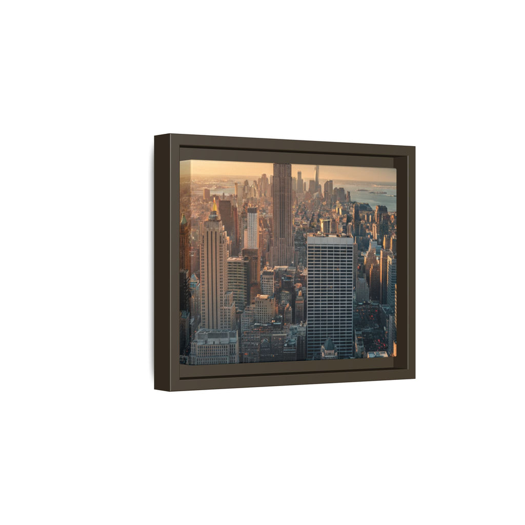 New York City Skyline at Sunset - Framed Art