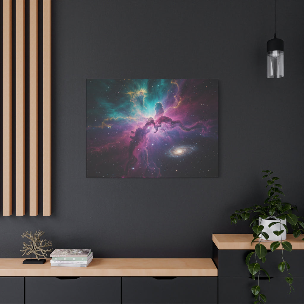 Galaxy Nebula Universe Print — Stretched Space Wall Art (1.25" Depth)
