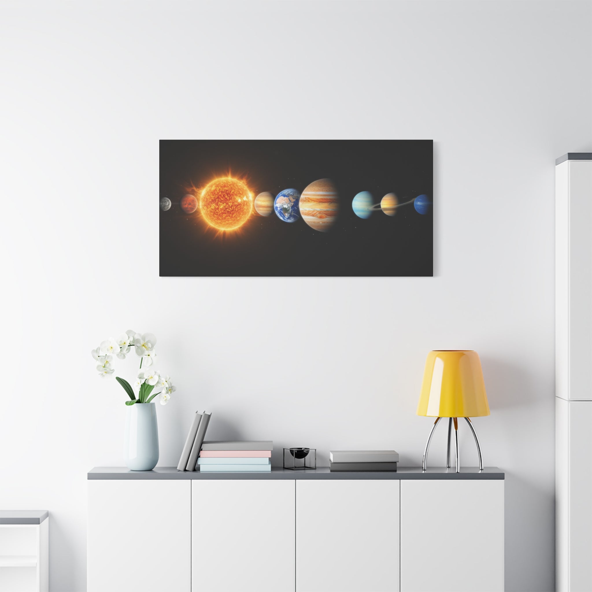 Solar System Stunning Canvas Print — Jaw-Dropping Space Wall Art