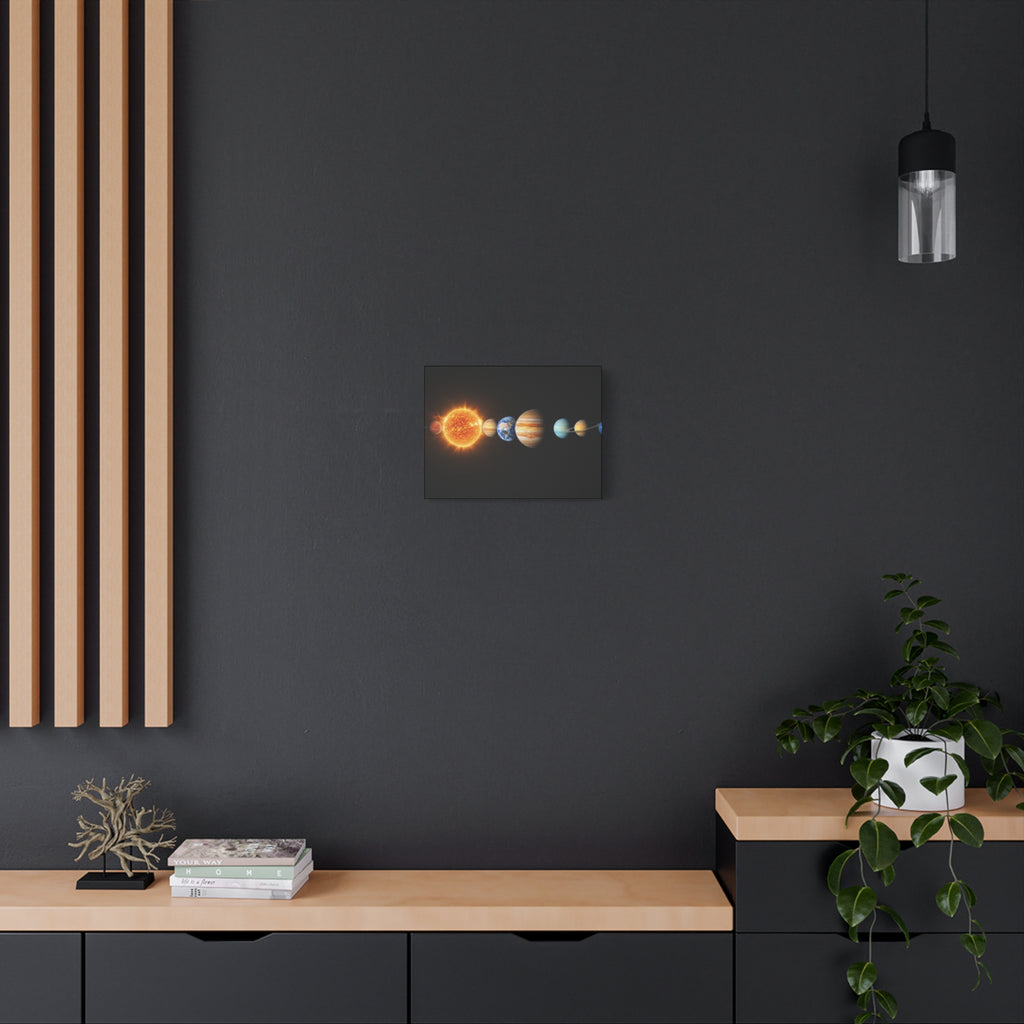 Solar System Stunning Canvas Print — Jaw-Dropping Space Wall Art