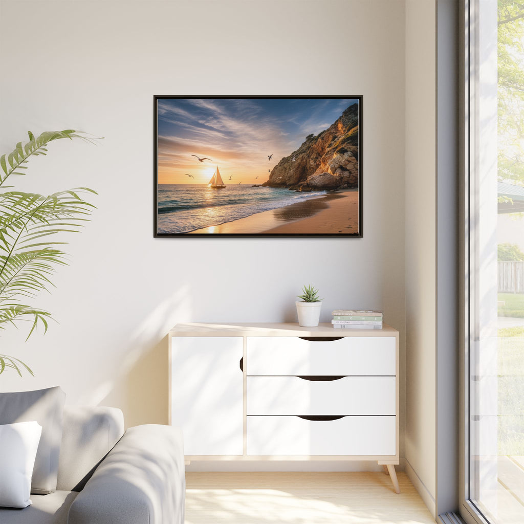 Sunset Sail Beach Landscape - Stunning Image!