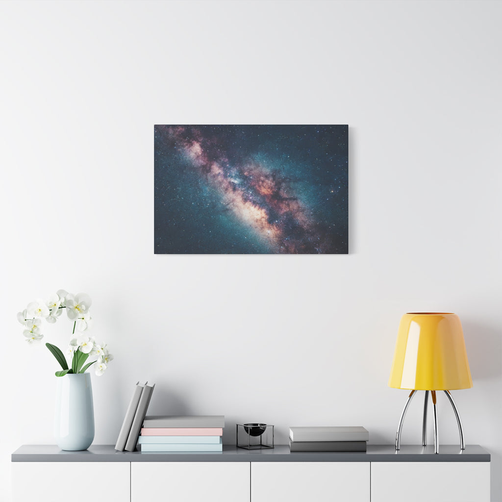 Milky Way Galaxy Canvas Wall Art — Stretched Space Photography Print