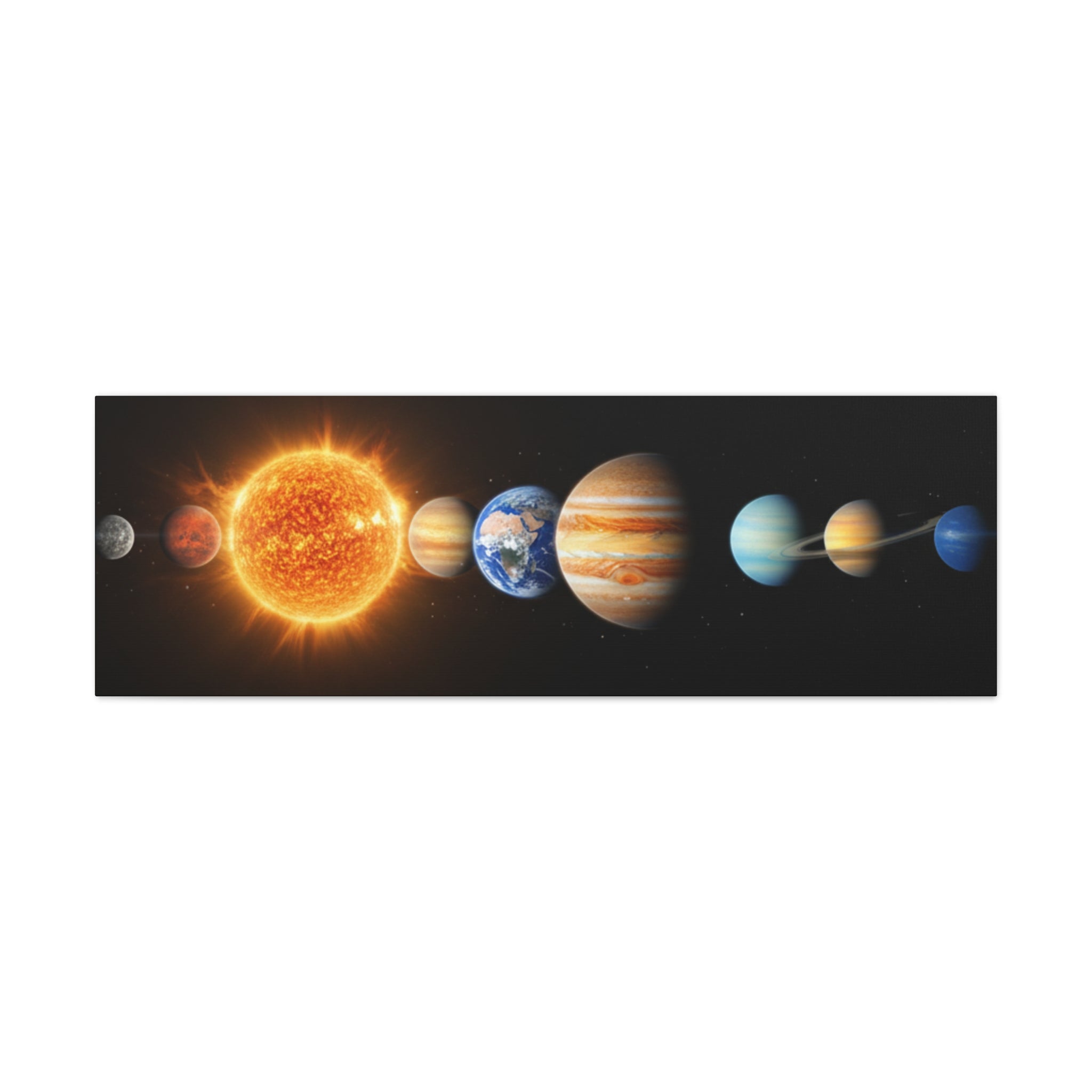 Solar System Stunning Canvas Print — Jaw-Dropping Space Wall Art