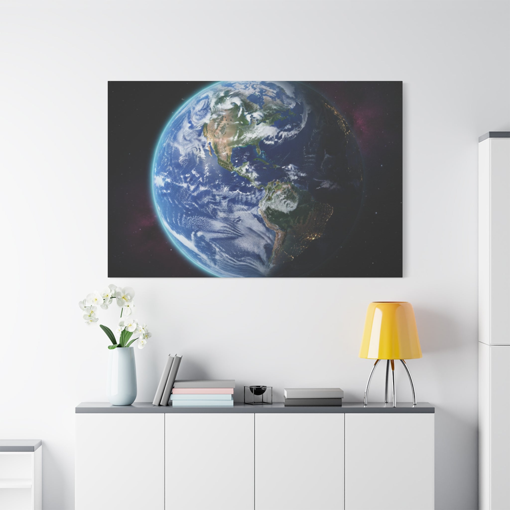 Stunning Earth From Space Wall Art