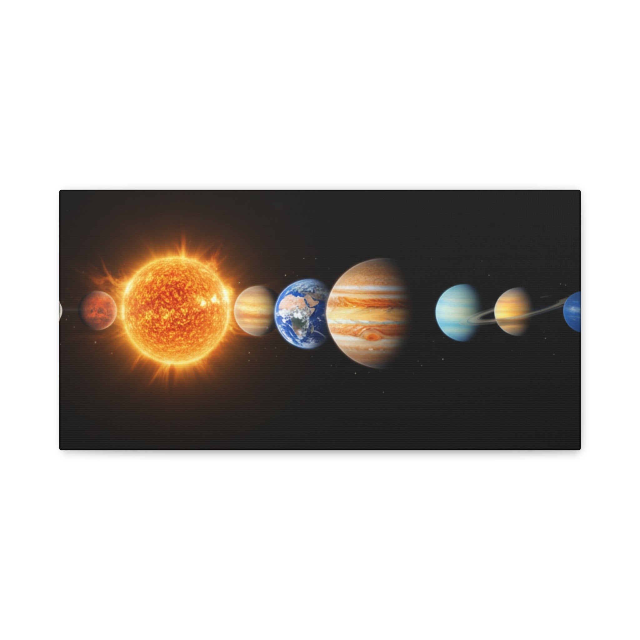 Solar System Stunning Canvas Print — Jaw-Dropping Space Wall Art