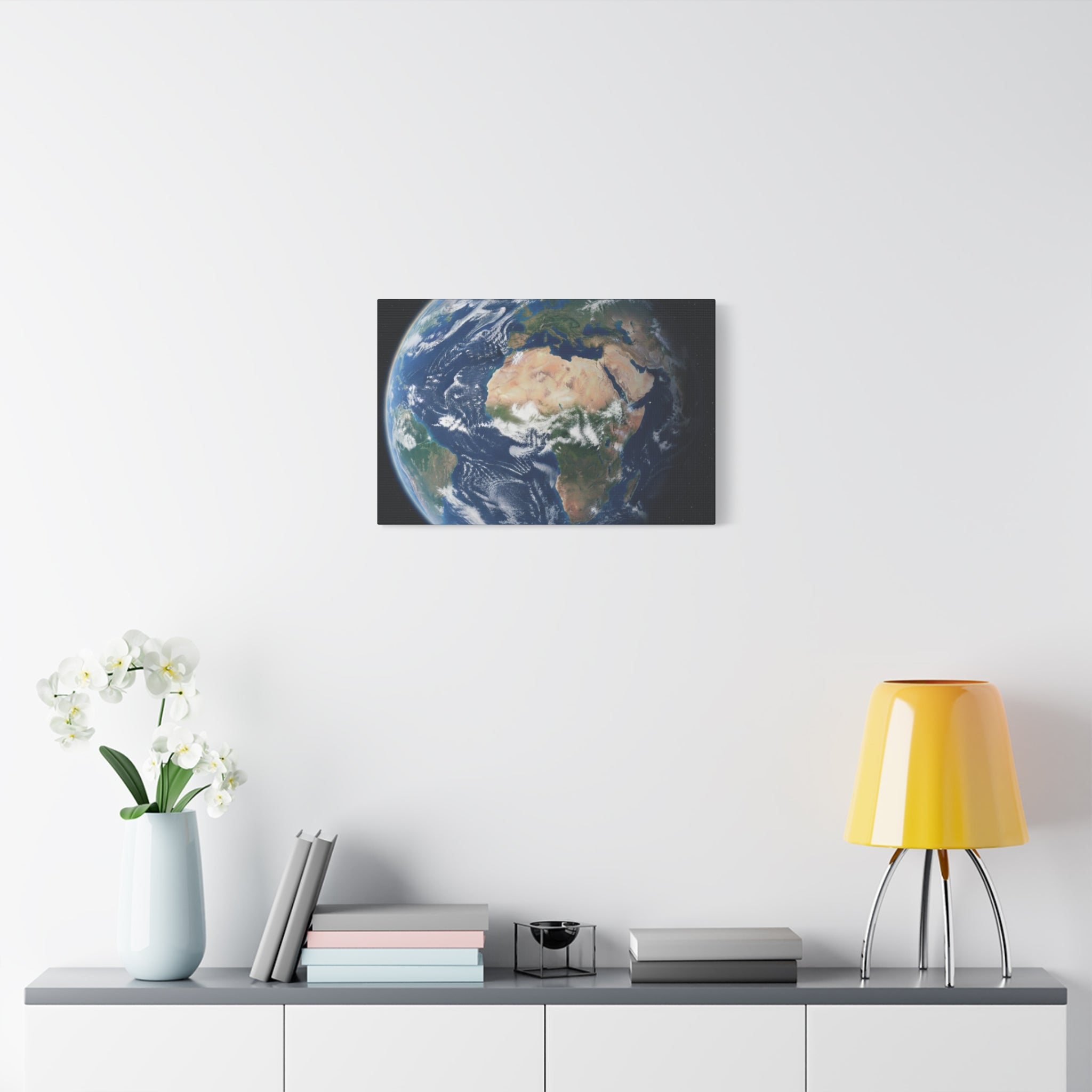 Earth from Space Stunning Image — Planet Globe Wall Art, Africa View