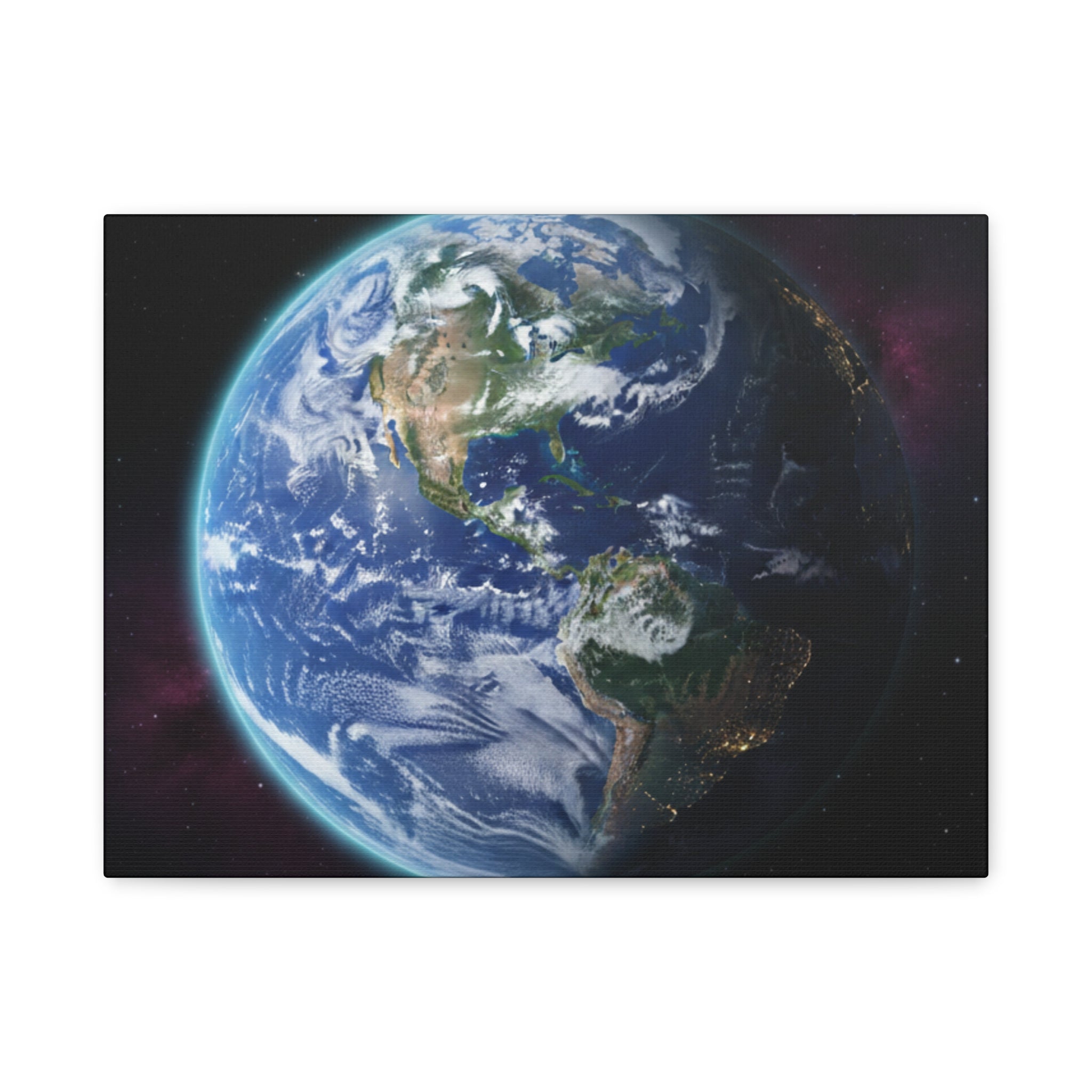 Stunning Earth From Space Wall Art