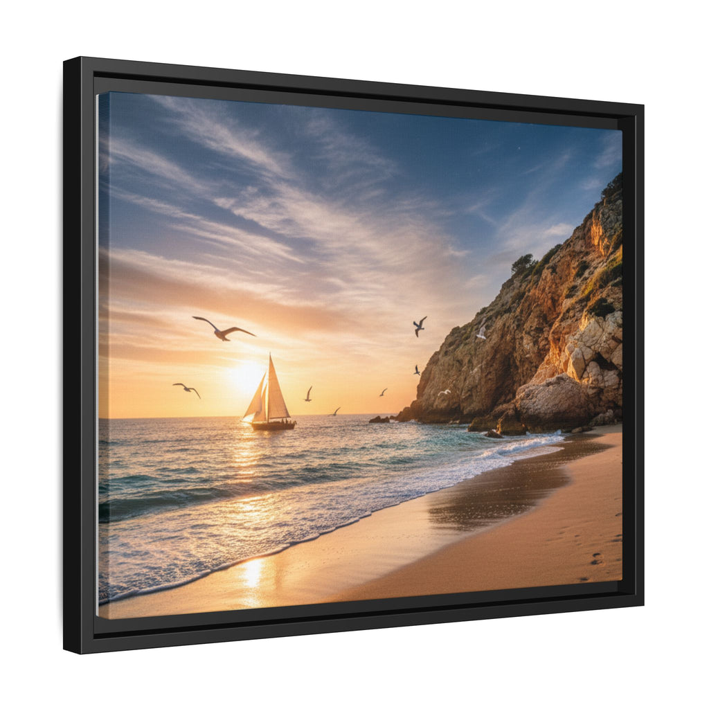 Sunset Sail Beach Landscape - Stunning Image!