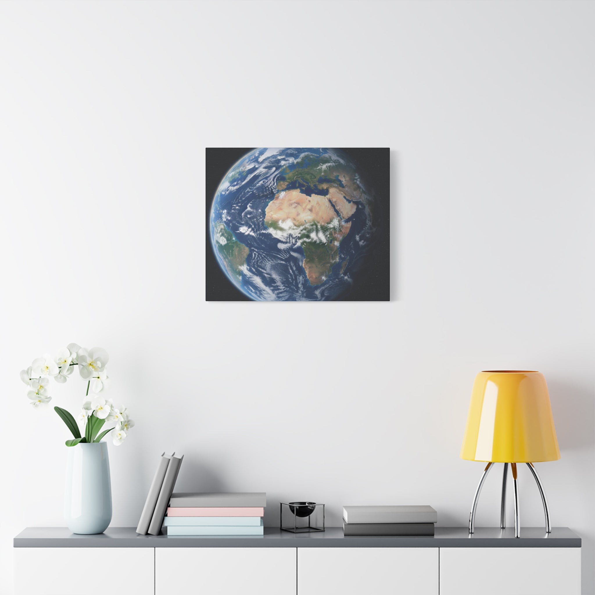 Earth from Space Stunning Image — Planet Globe Wall Art, Africa View