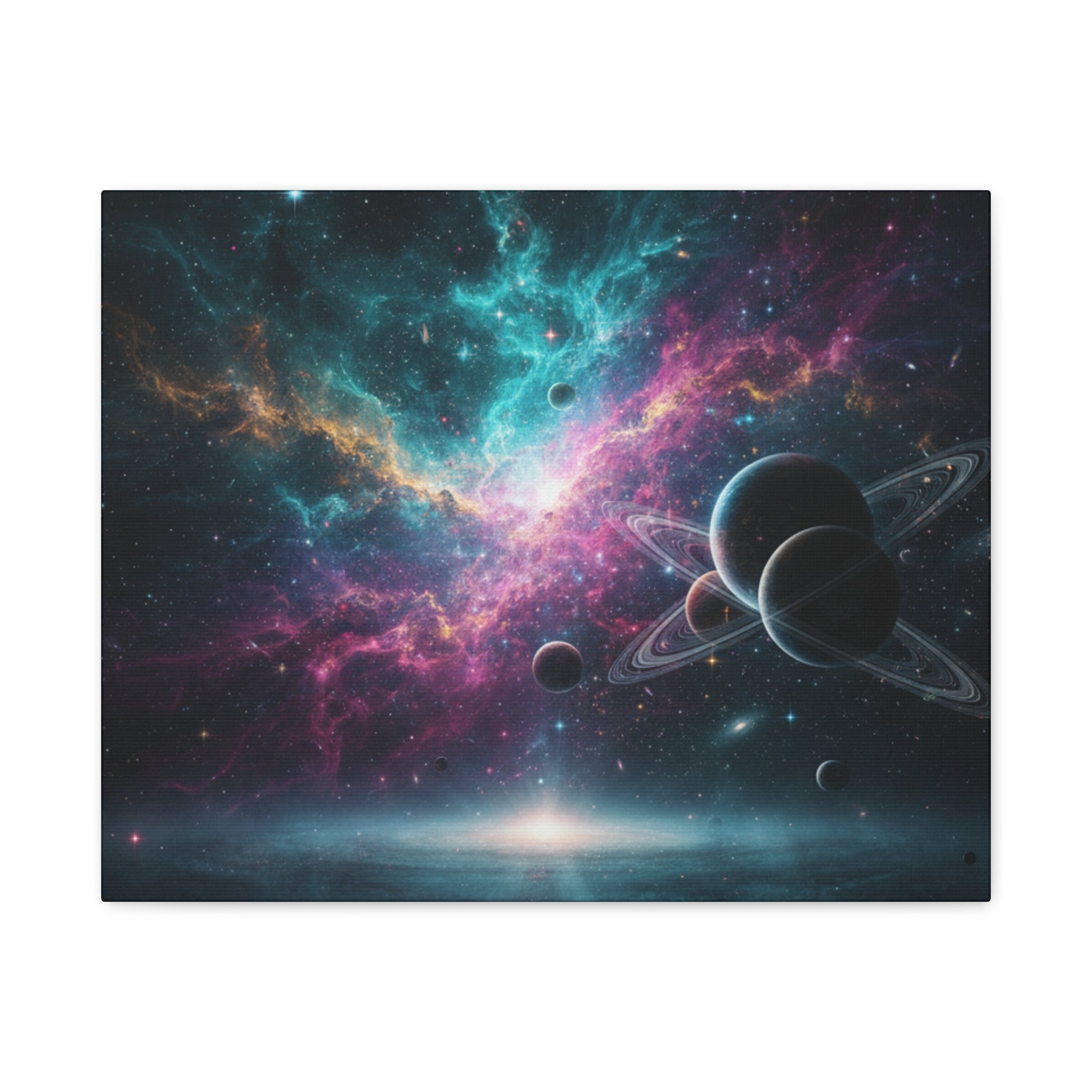 Cosmic Nebula "Stunning" Canvas Print — Galaxy Planets Wall Art
