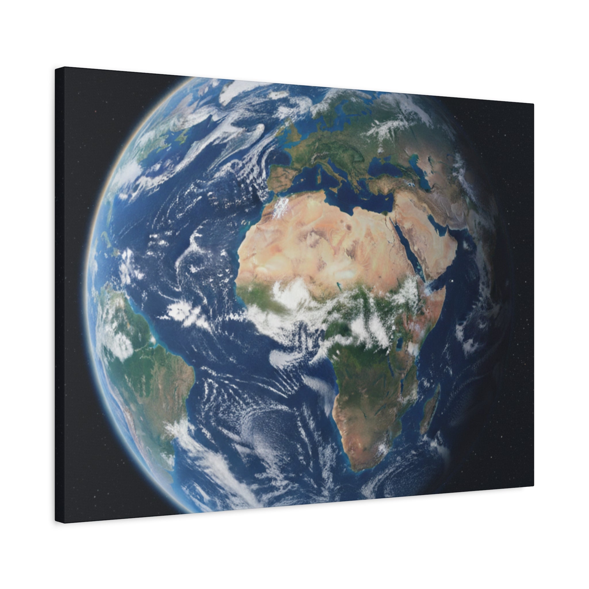 Earth from Space Stunning Image — Planet Globe Wall Art, Africa View