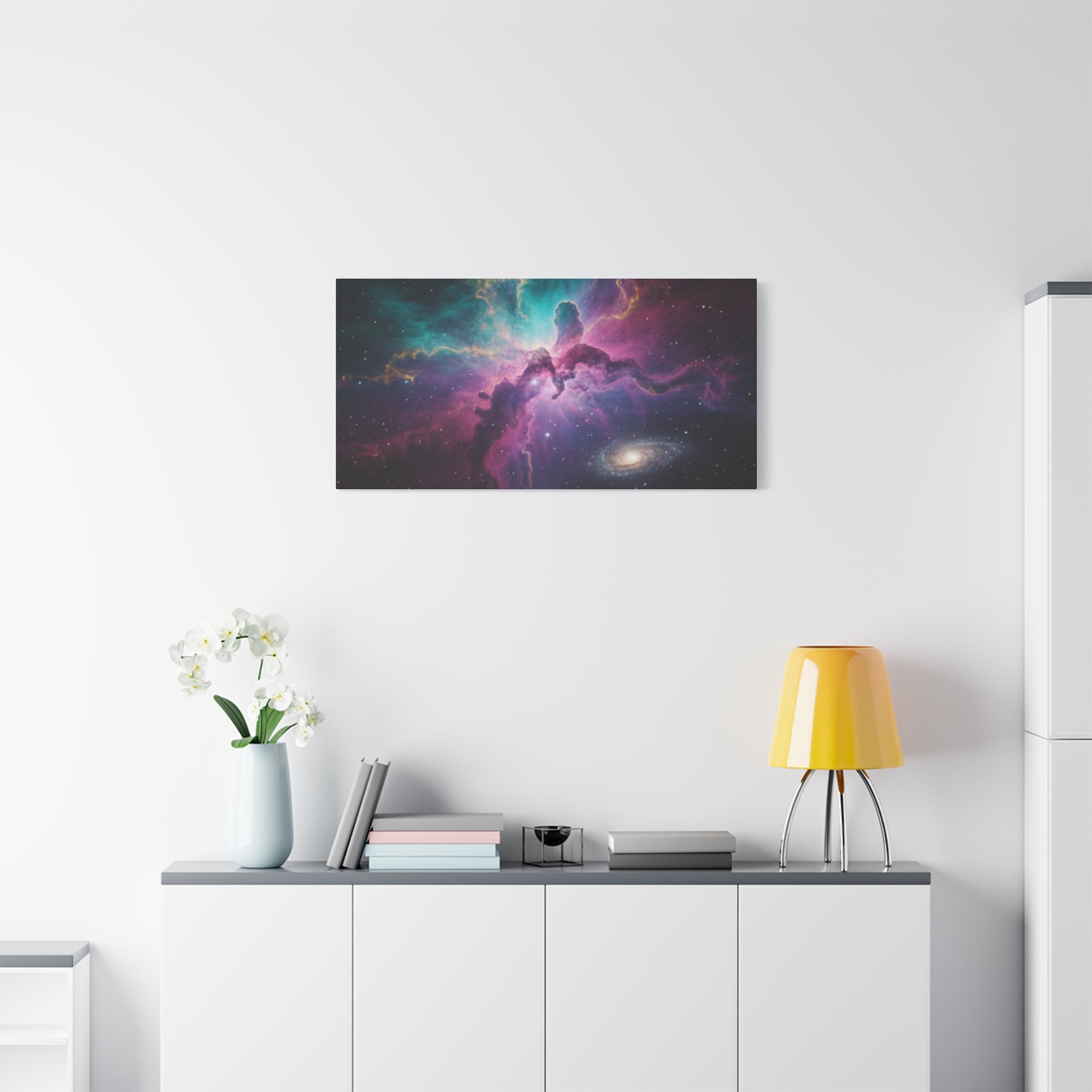 Galaxy Nebula Universe Print — Stretched Space Wall Art (1.25" Depth)