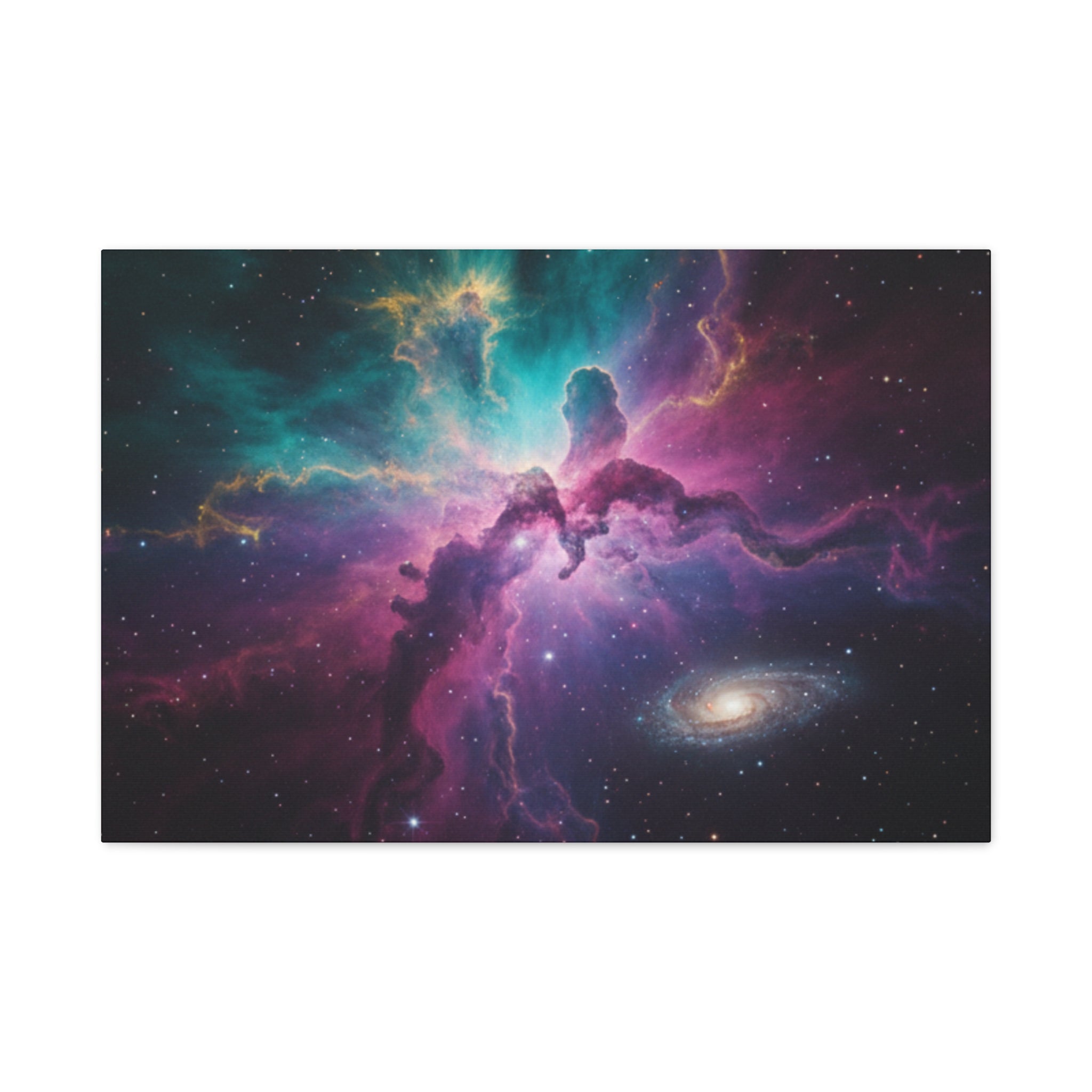 Galaxy Nebula Universe Print — Stretched Space Wall Art (1.25" Depth)