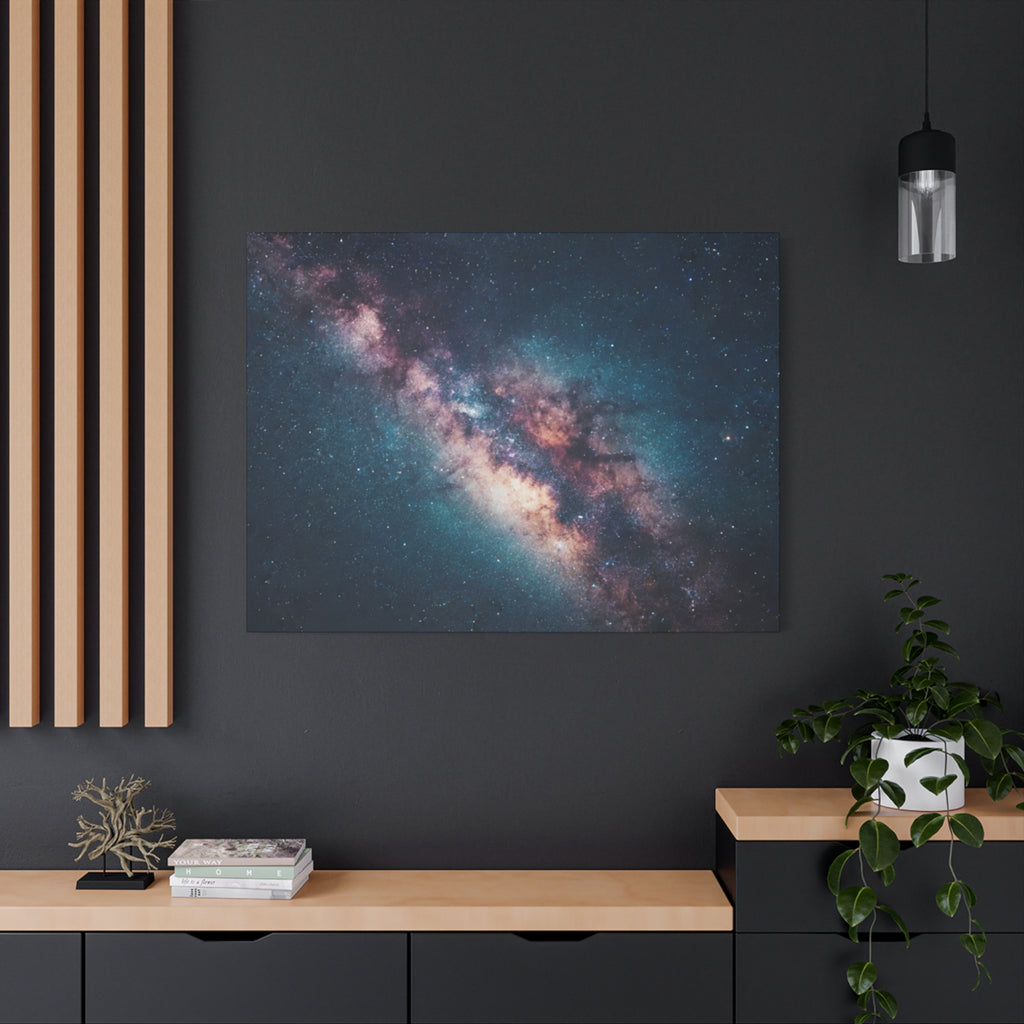 Milky Way Galaxy Canvas Wall Art — Stretched Space Photography Print