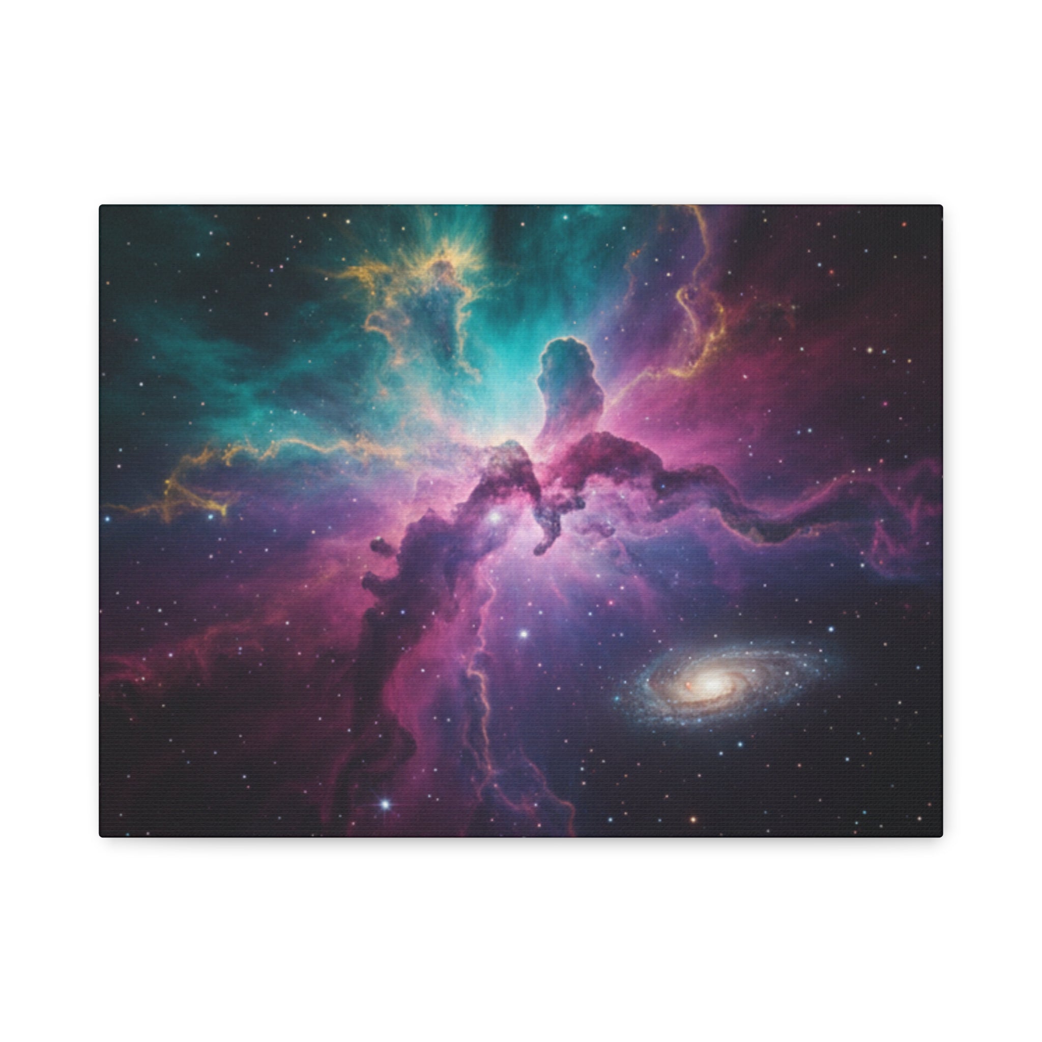Galaxy Nebula Universe Print — Stretched Space Wall Art (1.25" Depth)