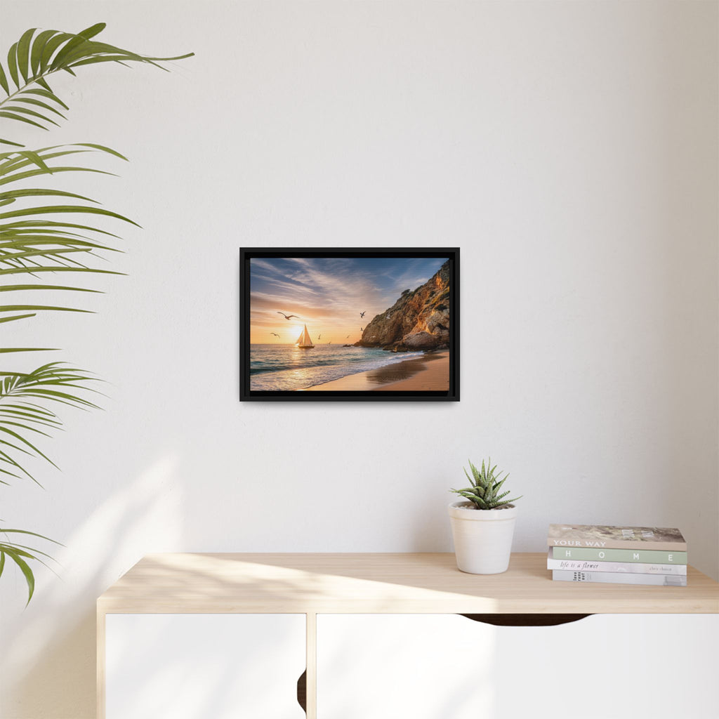 Sunset Sail Beach Landscape - Stunning Image!