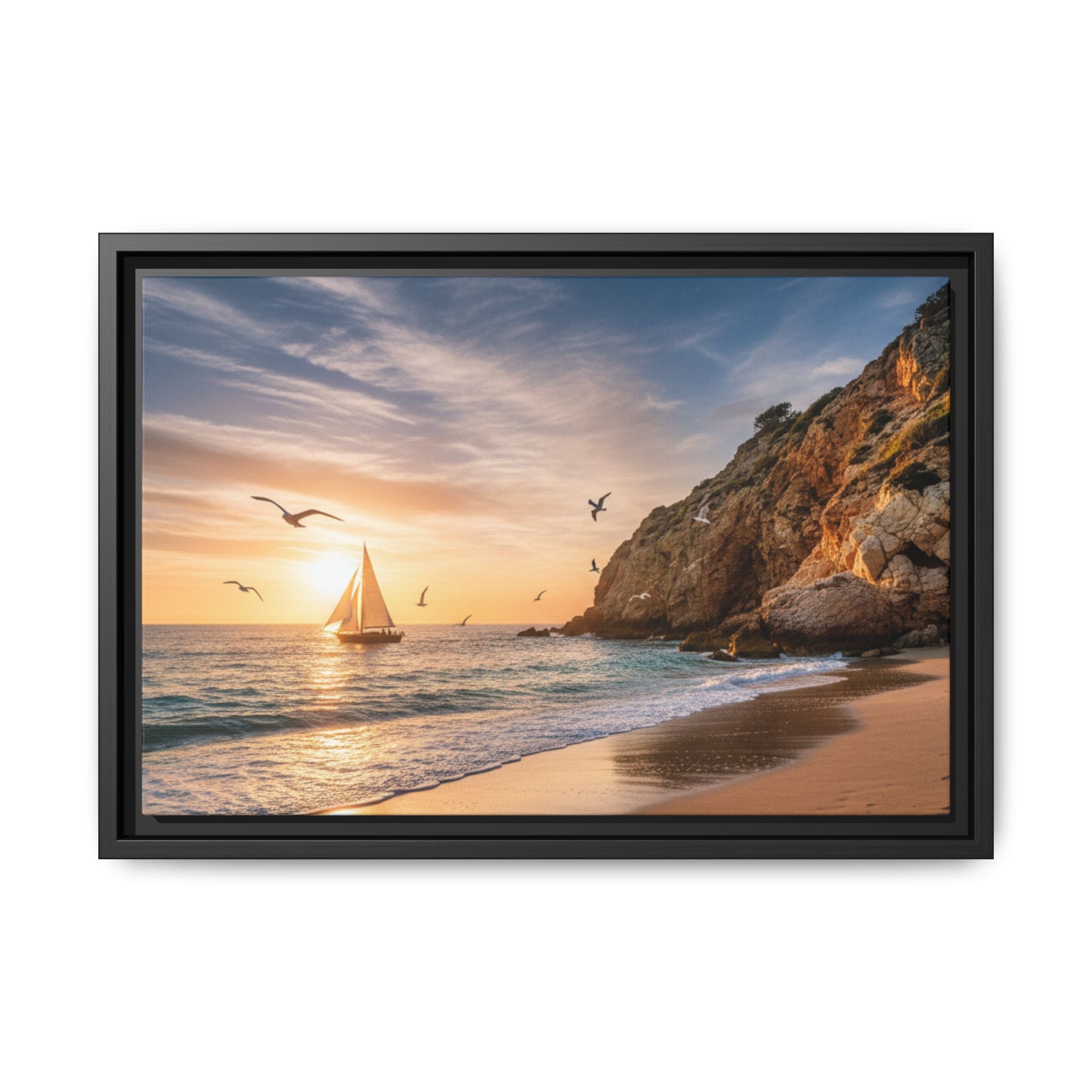 Sunset Sail Beach Landscape - Stunning Image!