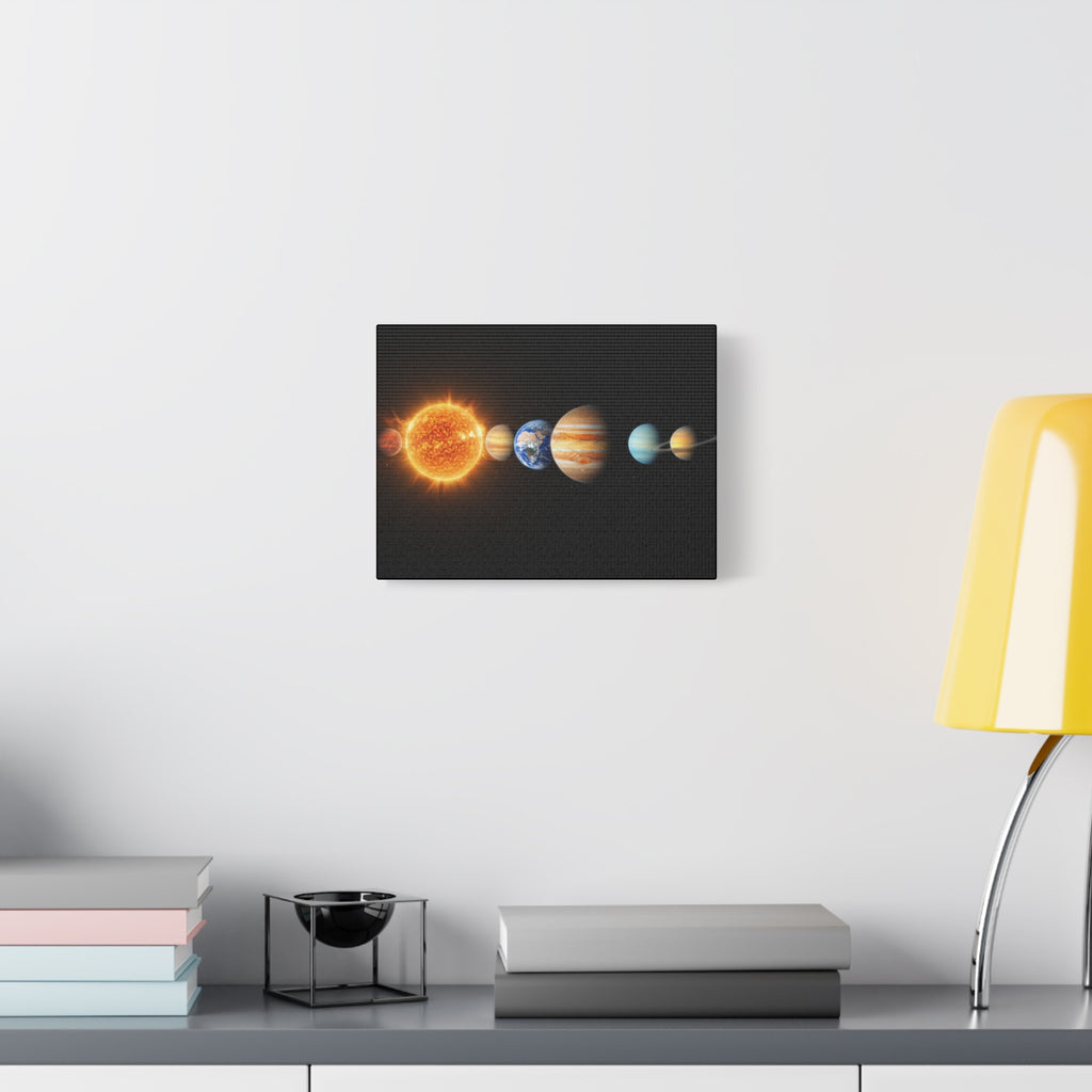 Solar System Stunning Canvas Print — Jaw-Dropping Space Wall Art