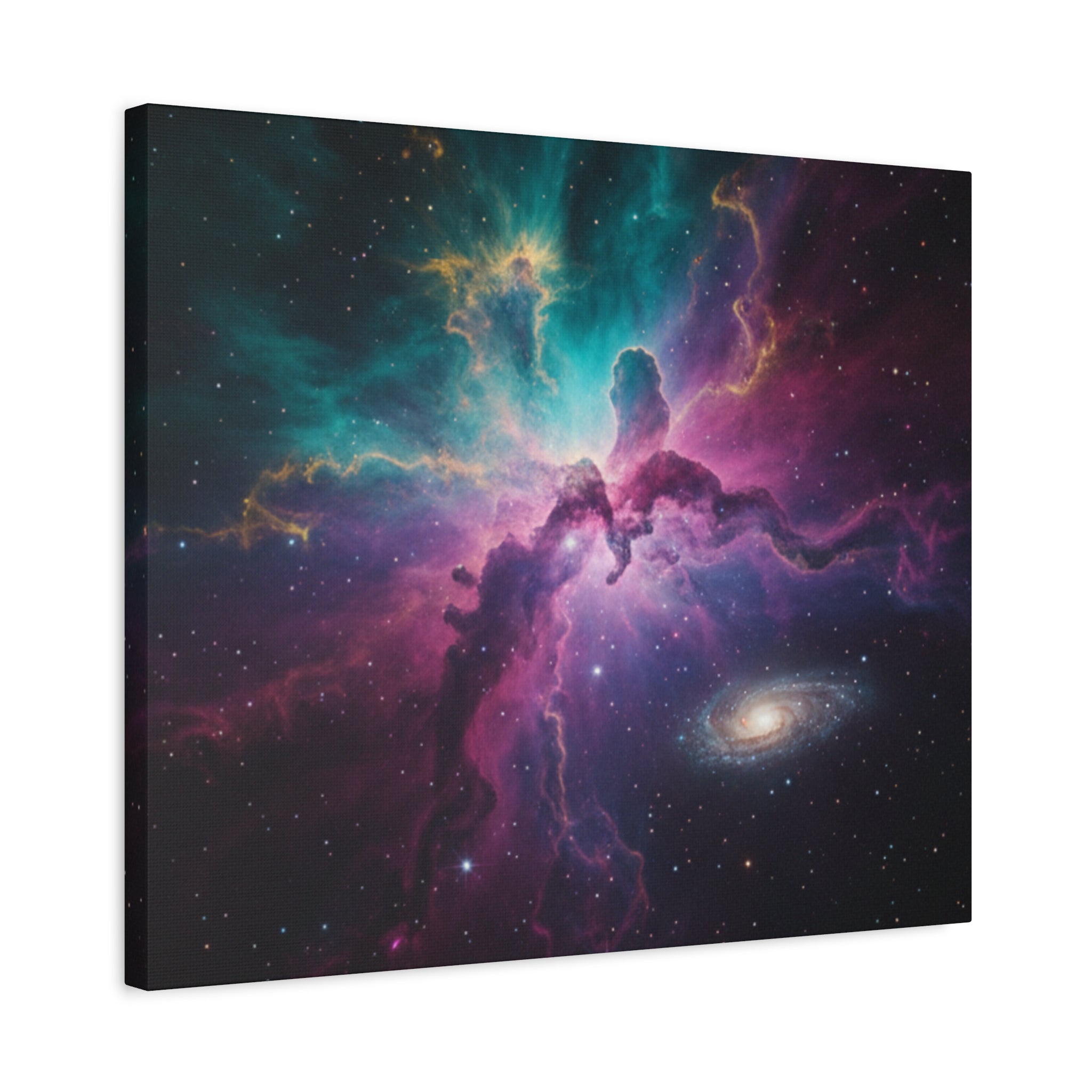 Galaxy Nebula Universe Print — Stretched Space Wall Art (1.25" Depth)