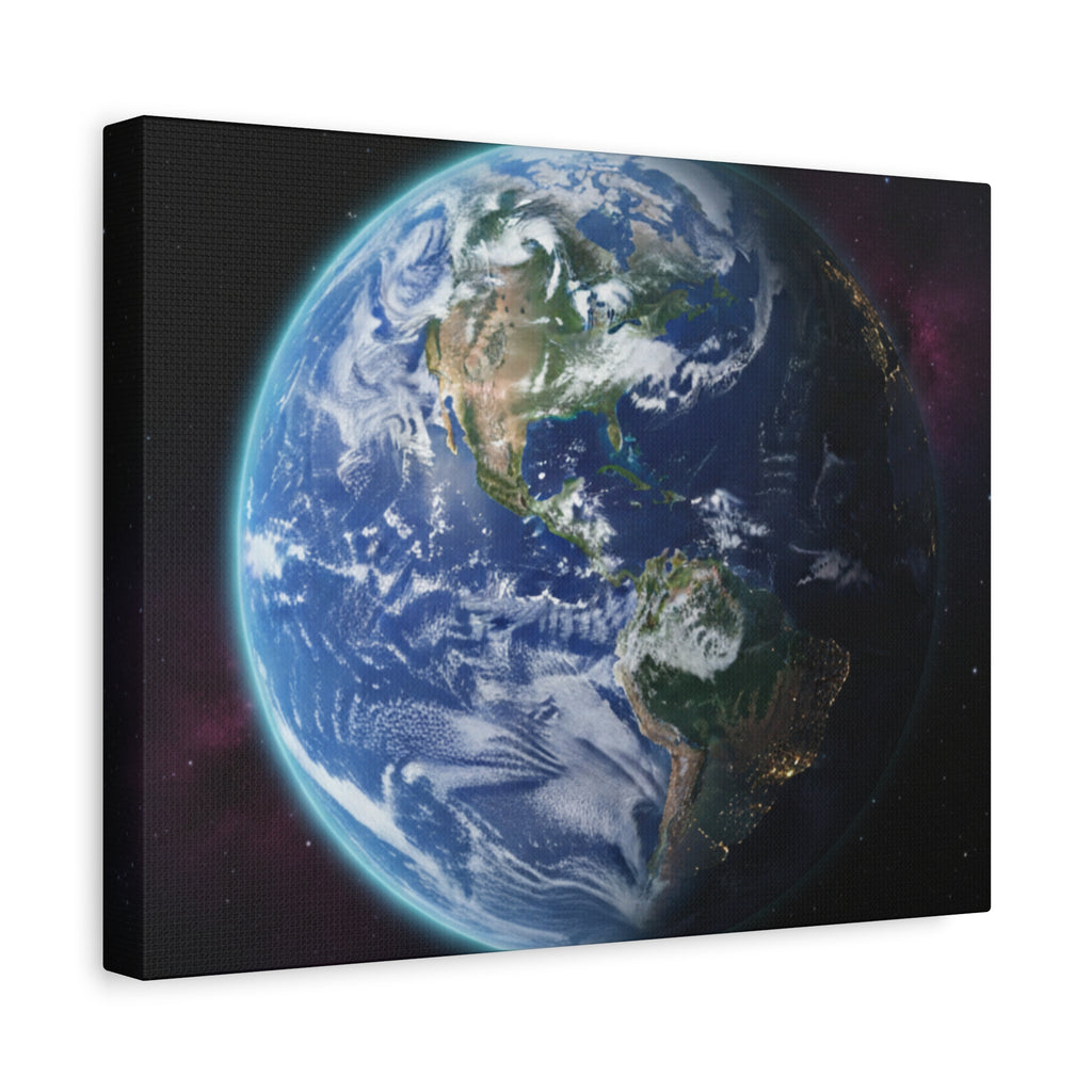 Stunning Earth From Space Wall Art