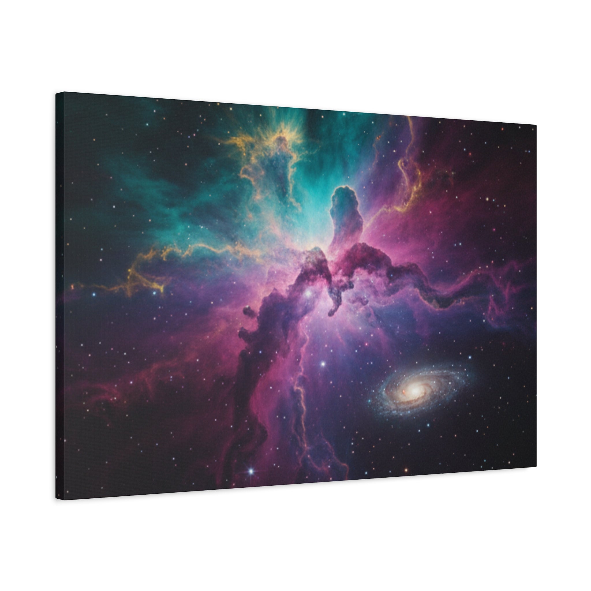 Galaxy Nebula Universe Print — Stretched Space Wall Art (1.25" Depth)