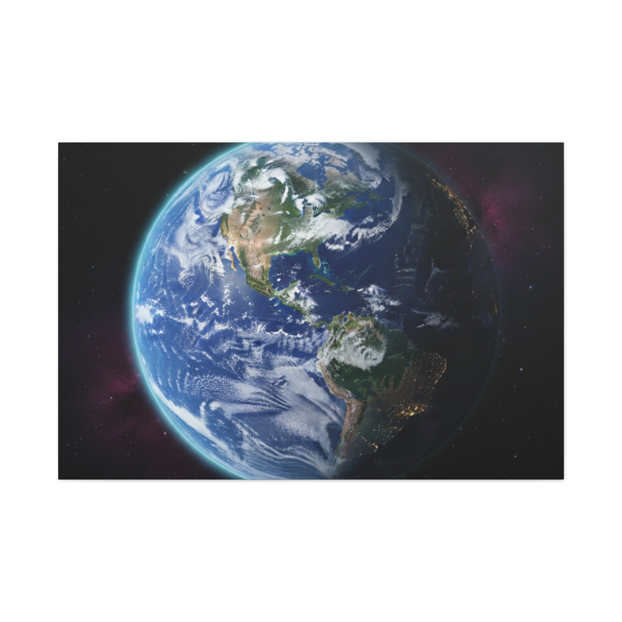 Stunning Earth From Space Wall Art