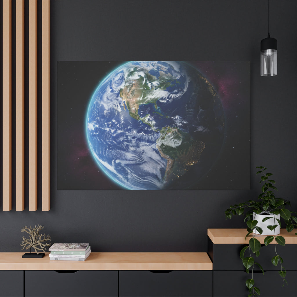 Stunning Earth From Space Wall Art