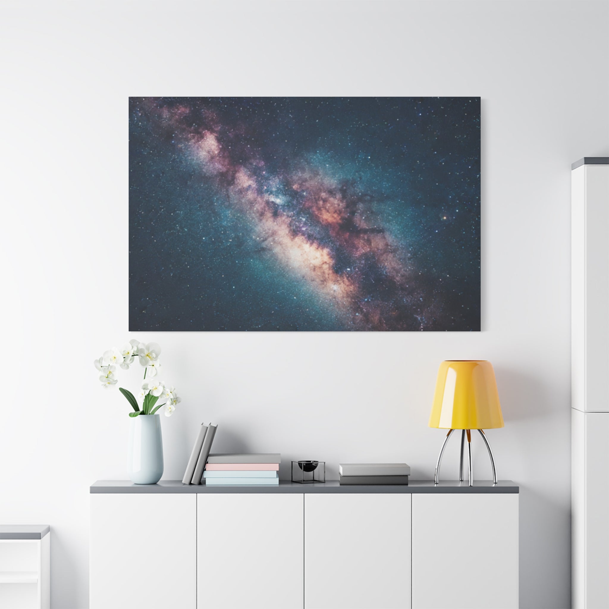 Milky Way Galaxy Canvas Wall Art — Stretched Space Photography Print