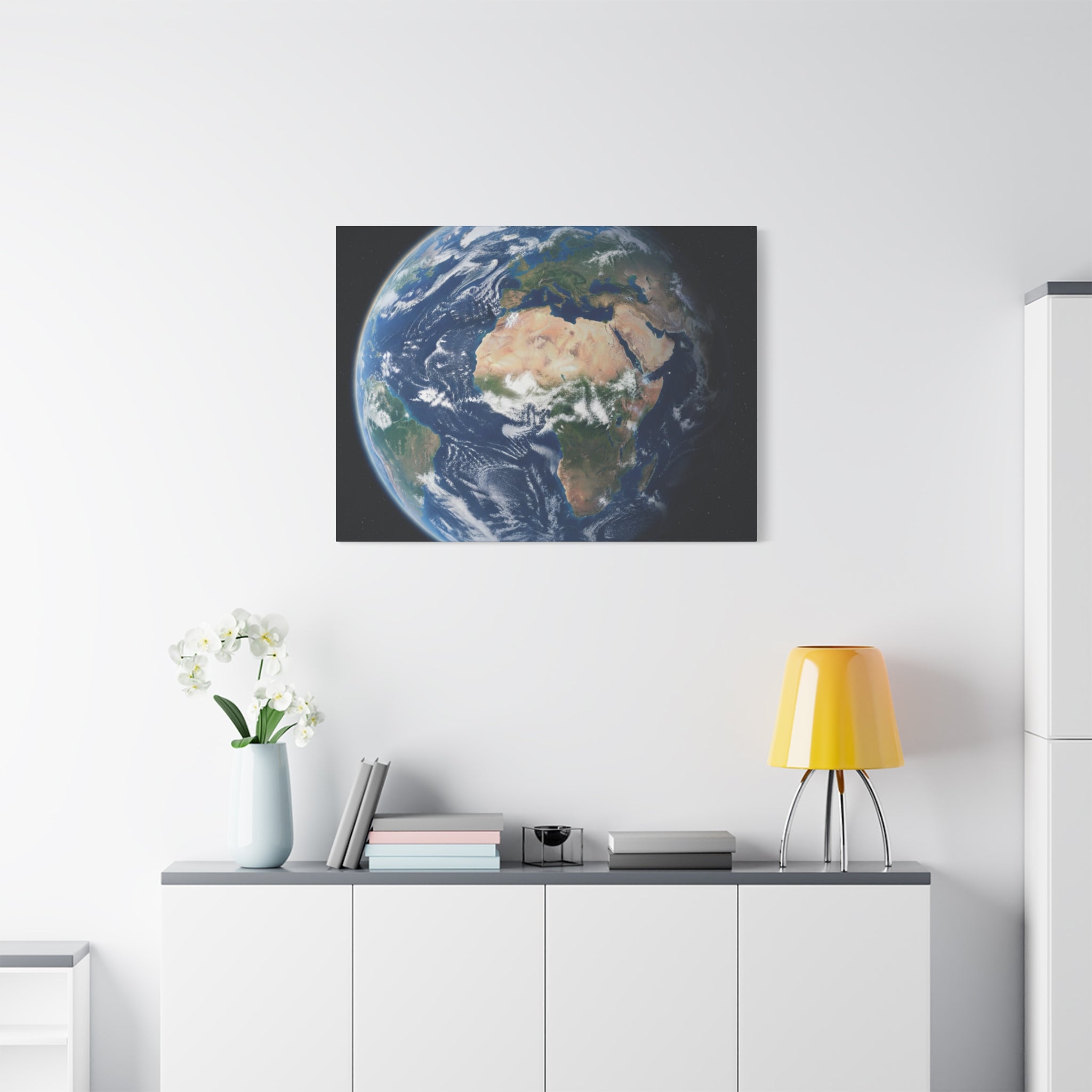 Earth from Space Stunning Image — Planet Globe Wall Art, Africa View