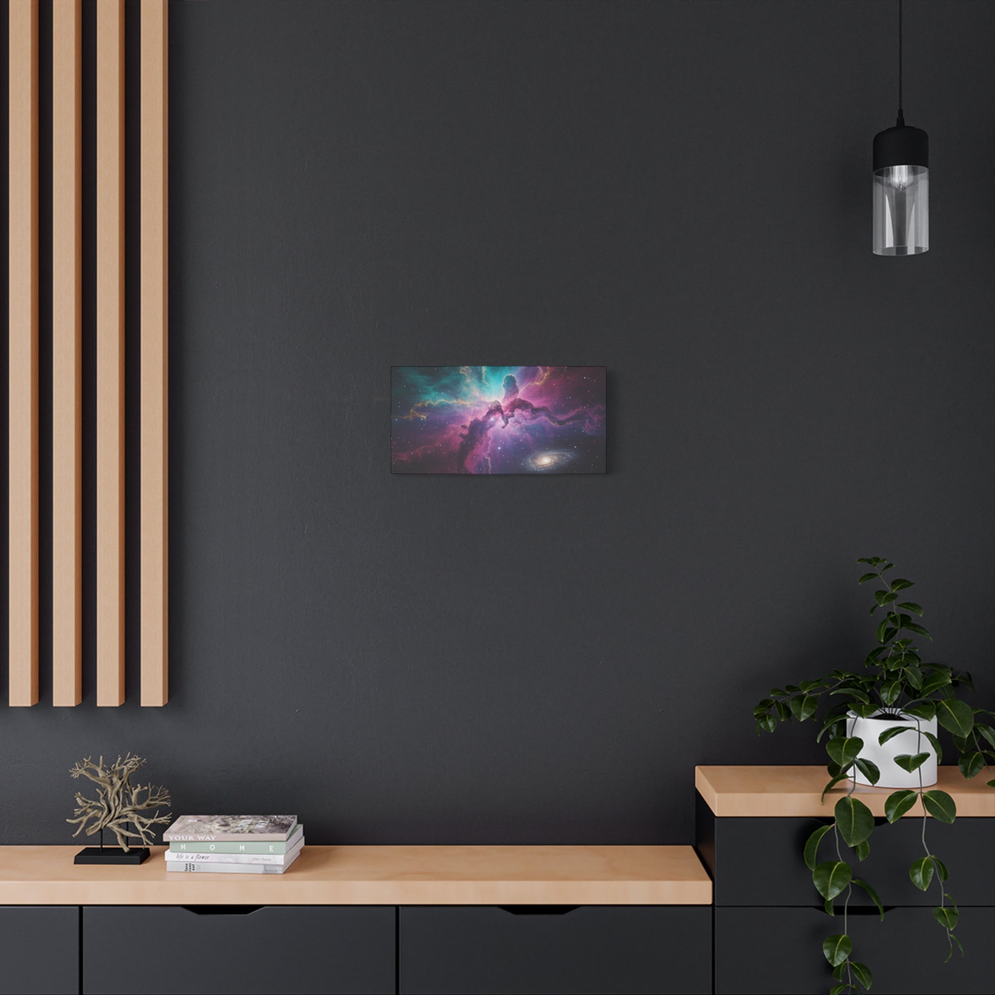 Galaxy Nebula Universe Print — Stretched Space Wall Art (1.25" Depth)