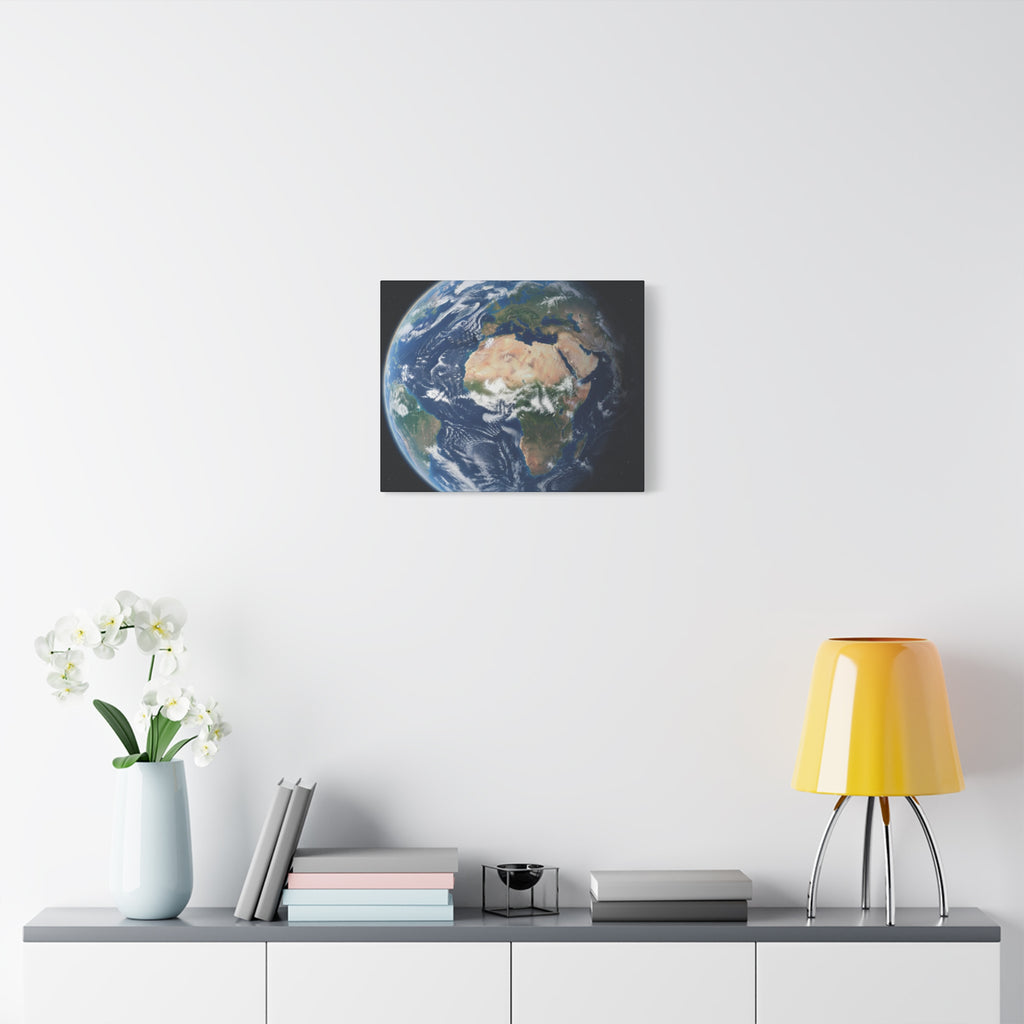 Earth from Space Stunning Image — Planet Globe Wall Art, Africa View