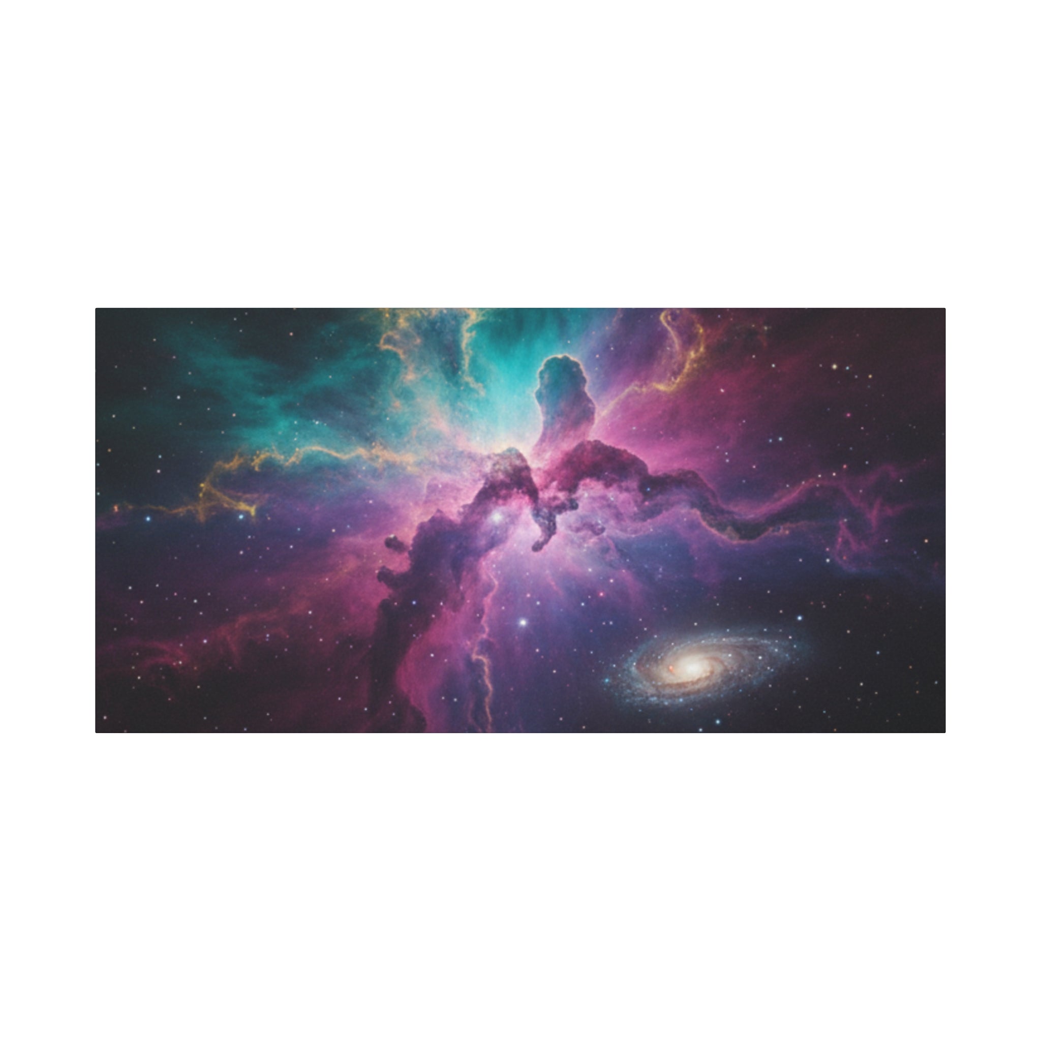 Galaxy Nebula Universe Print — Stretched Space Wall Art (1.25" Depth)