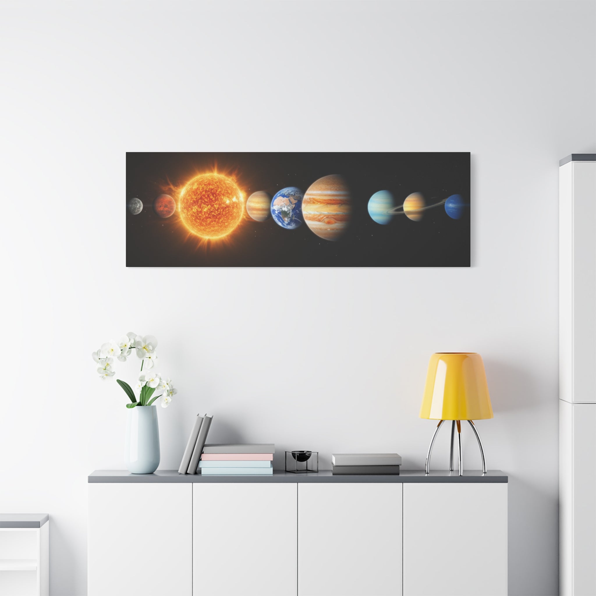 Solar System Stunning Canvas Print — Jaw-Dropping Space Wall Art