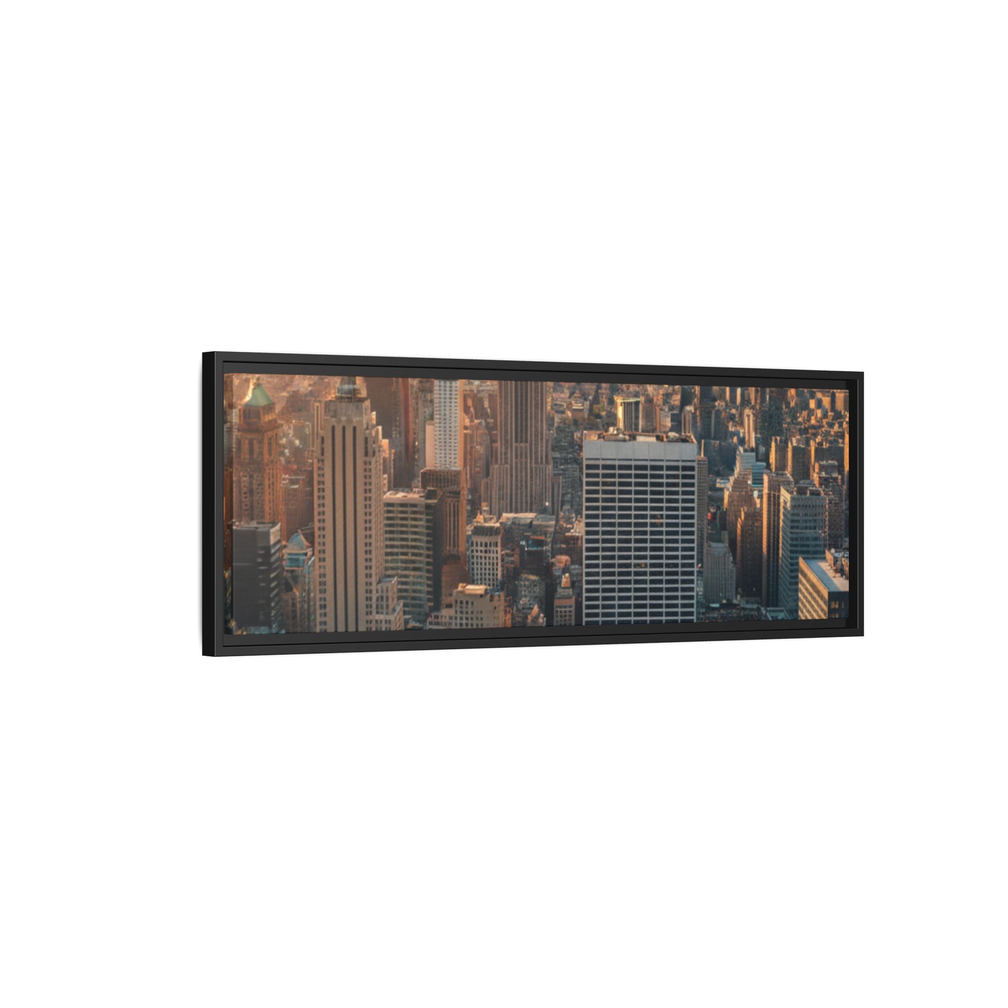 New York City Skyline at Sunset - Framed Art