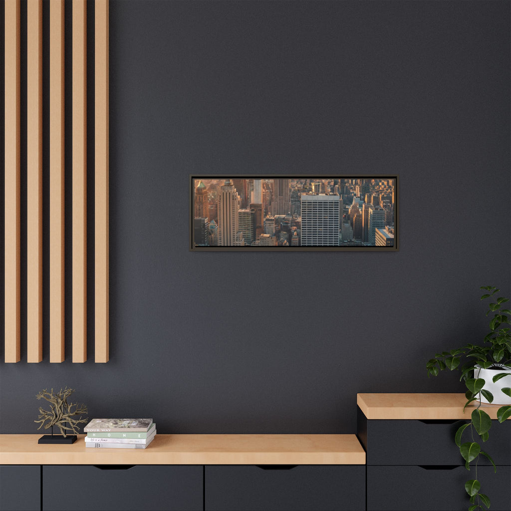 New York City Skyline at Sunset - Framed Art