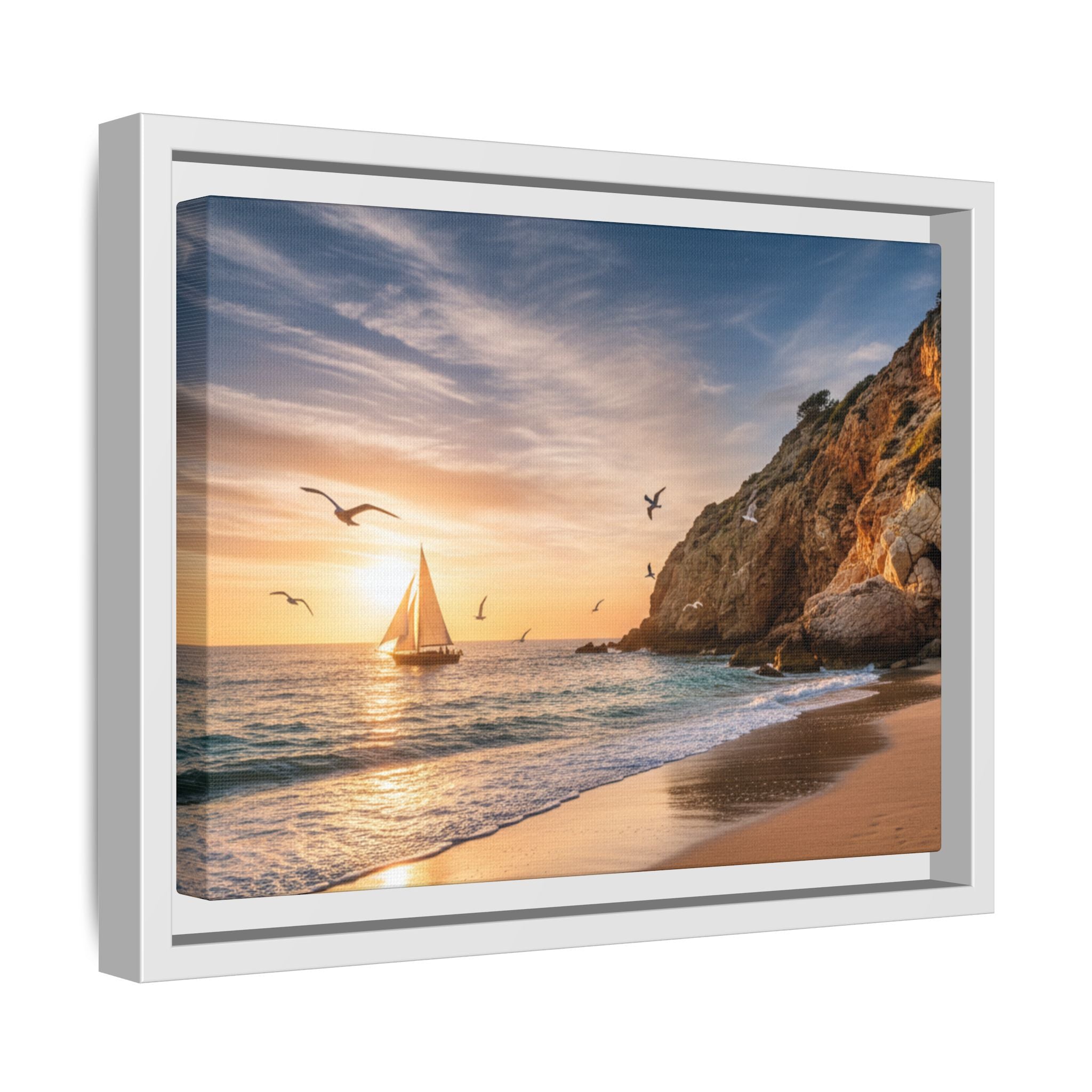 Sunset Sail Beach Landscape - Stunning Image!