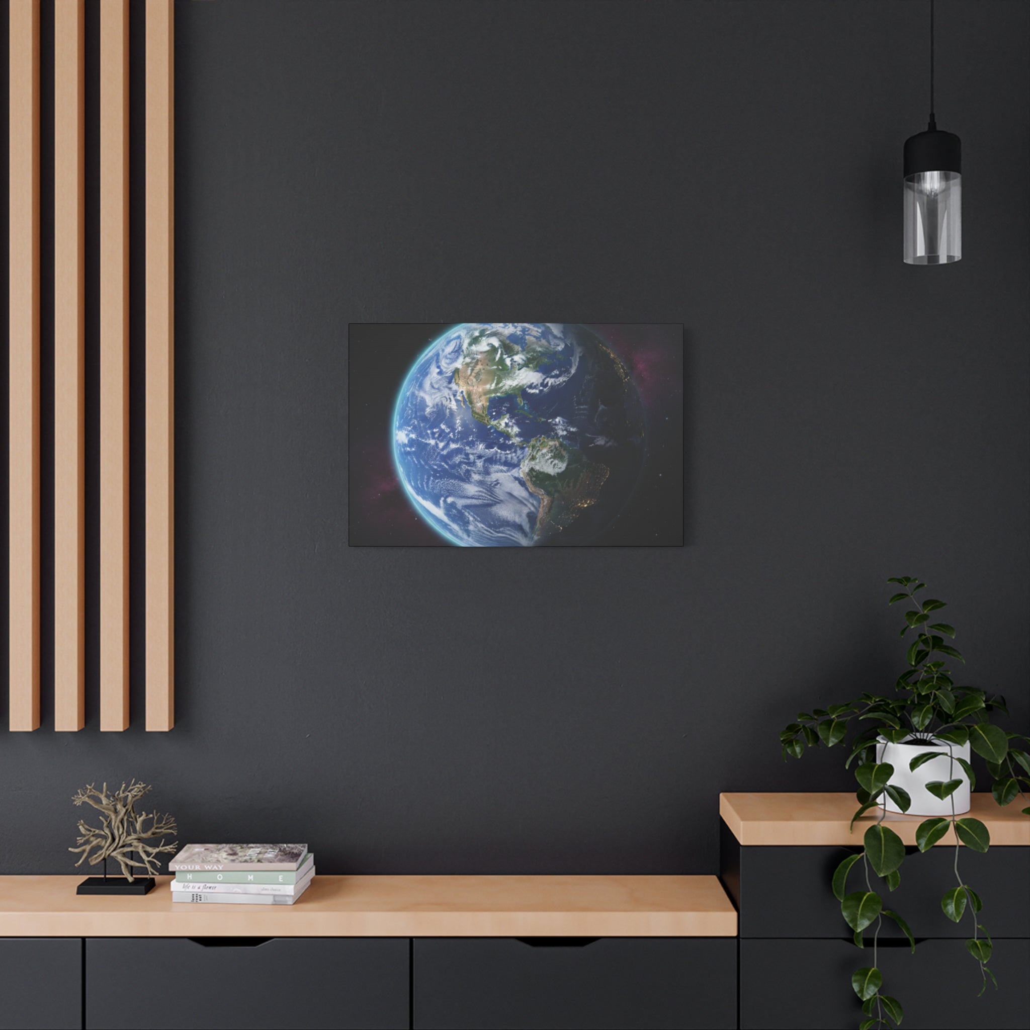 Stunning Earth From Space Wall Art