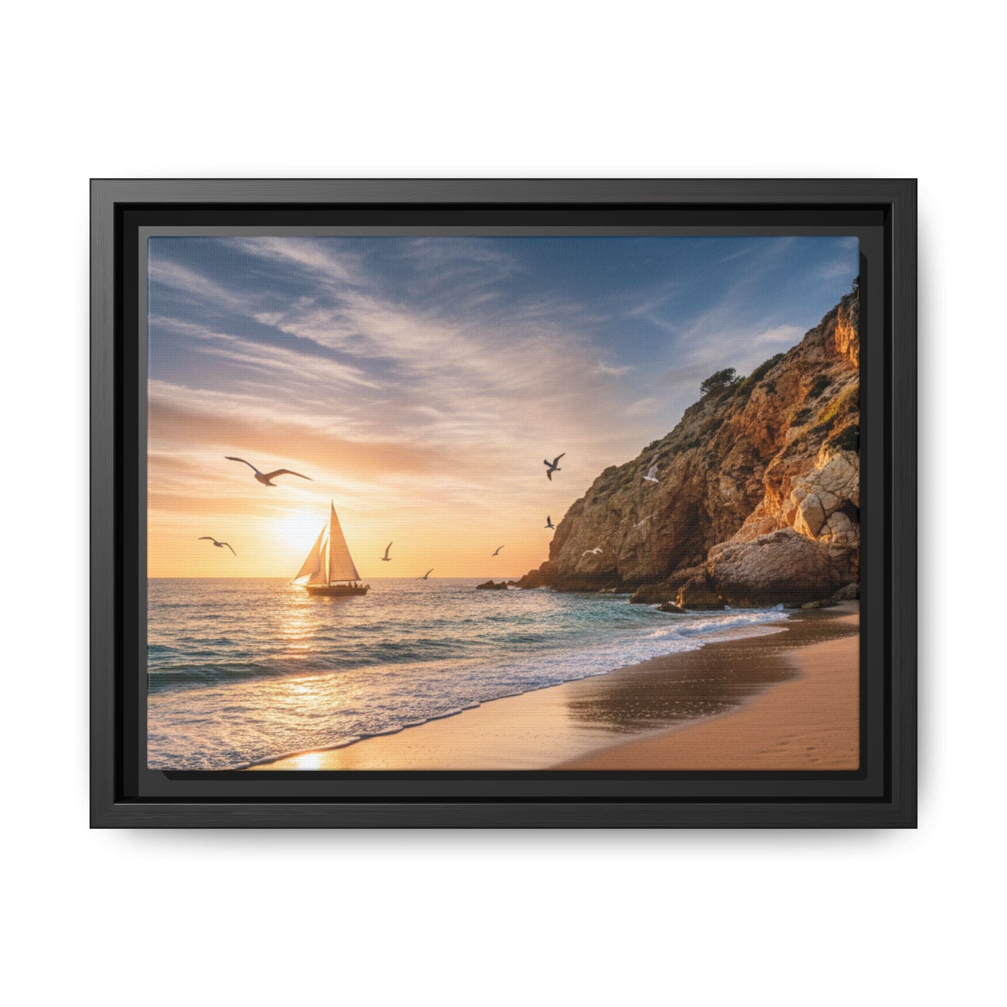 Sunset Sail Beach Landscape - Stunning Image!