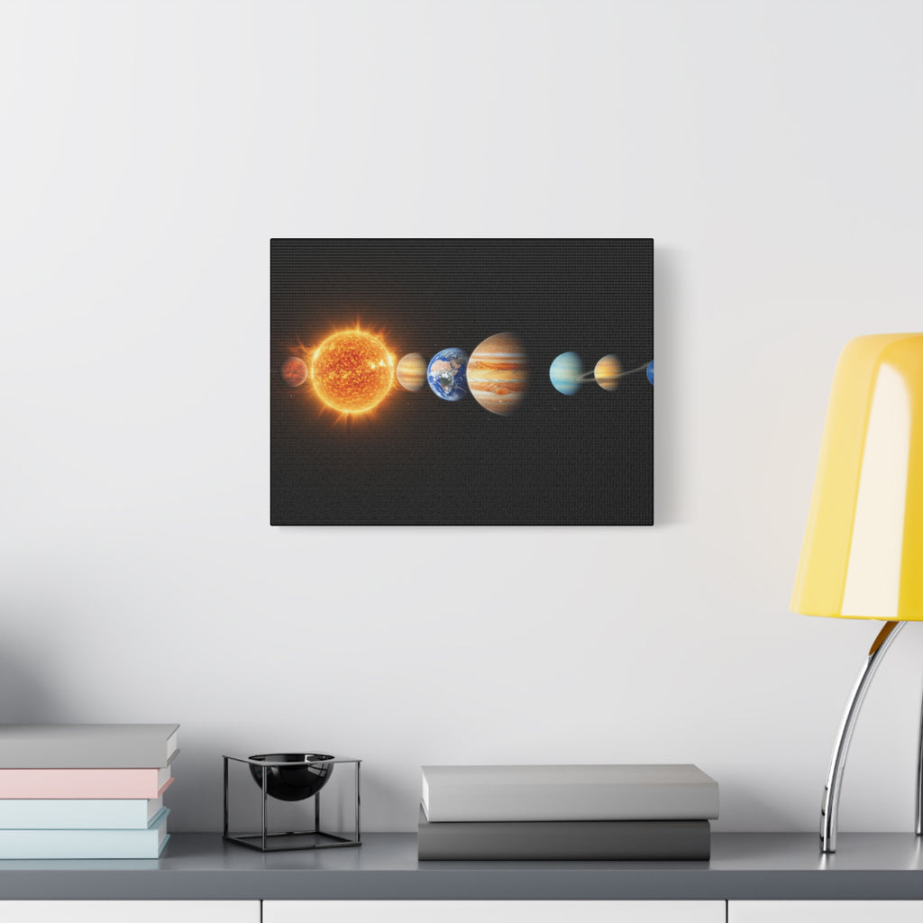 Solar System Stunning Canvas Print — Jaw-Dropping Space Wall Art