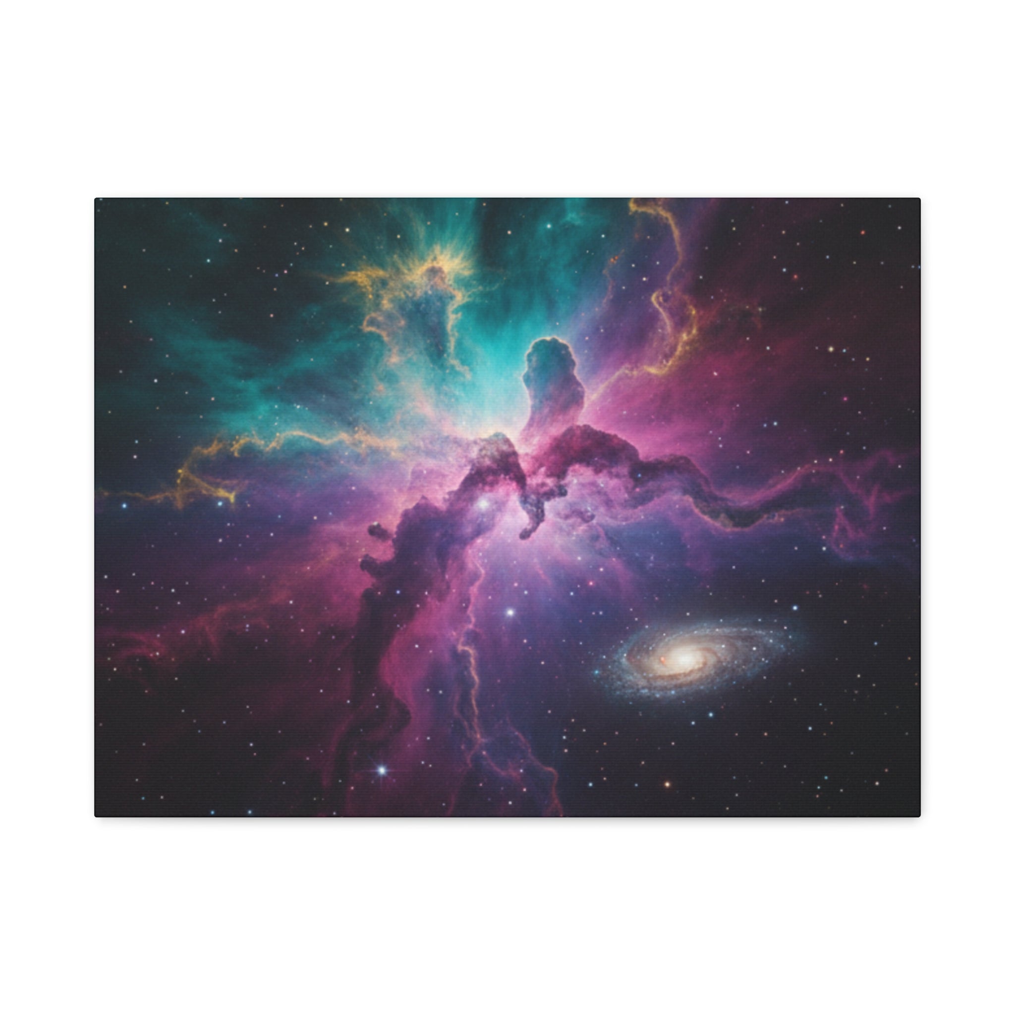 Galaxy Nebula Universe Print — Stretched Space Wall Art (1.25" Depth)