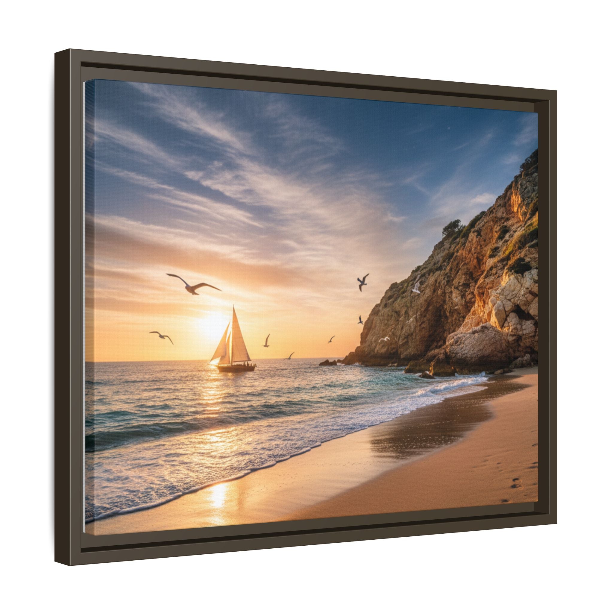 Sunset Sail Beach Landscape - Stunning Image!