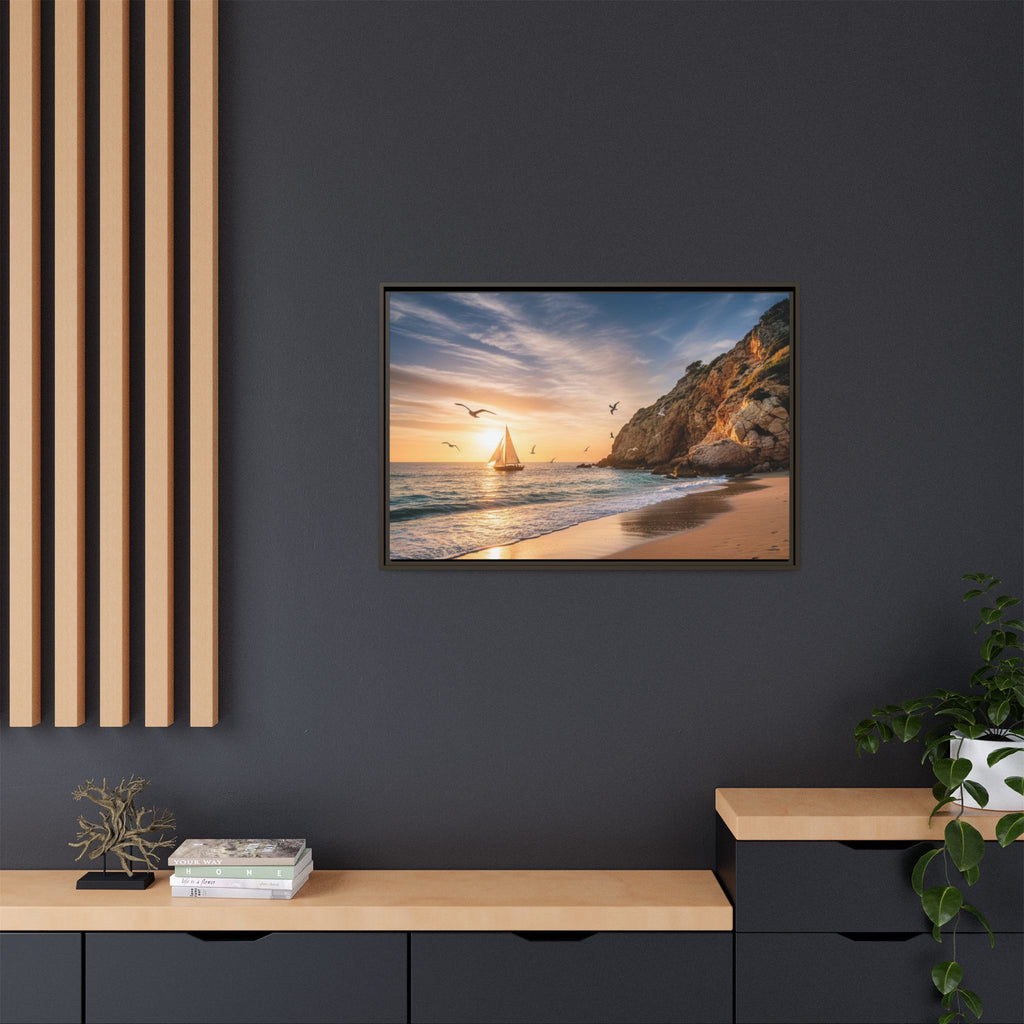 Sunset Sail Beach Landscape - Stunning Image!